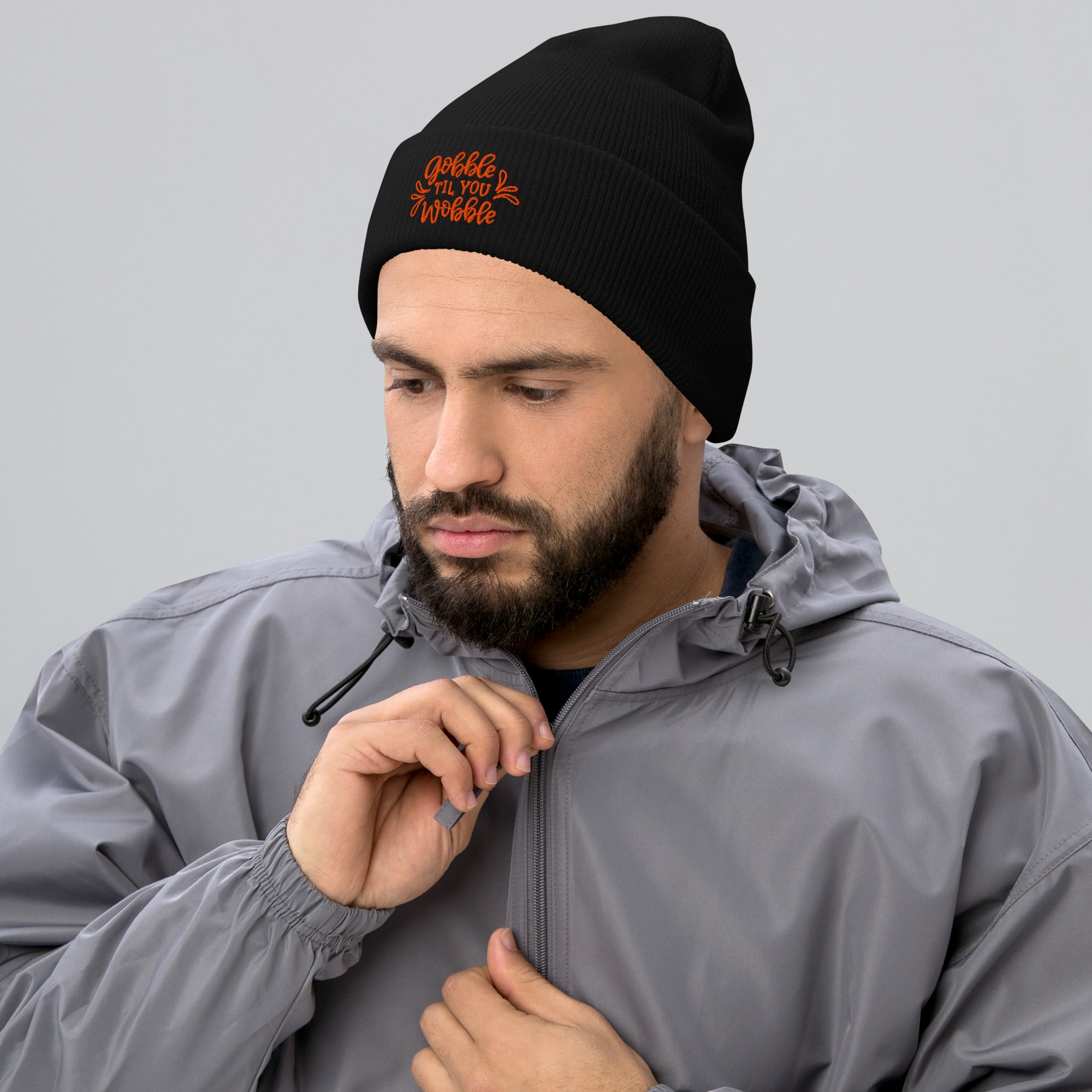 Gobble Til You Wobble Beanie - Men's