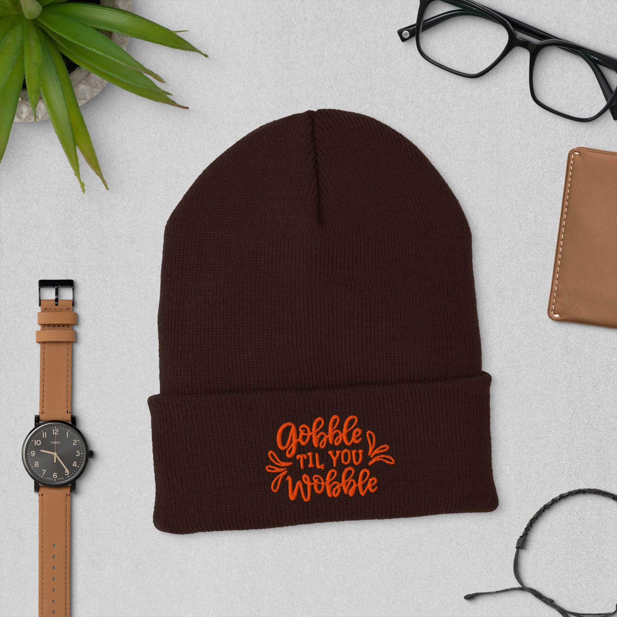 Gobble Til You Wobble Beanie - Women's