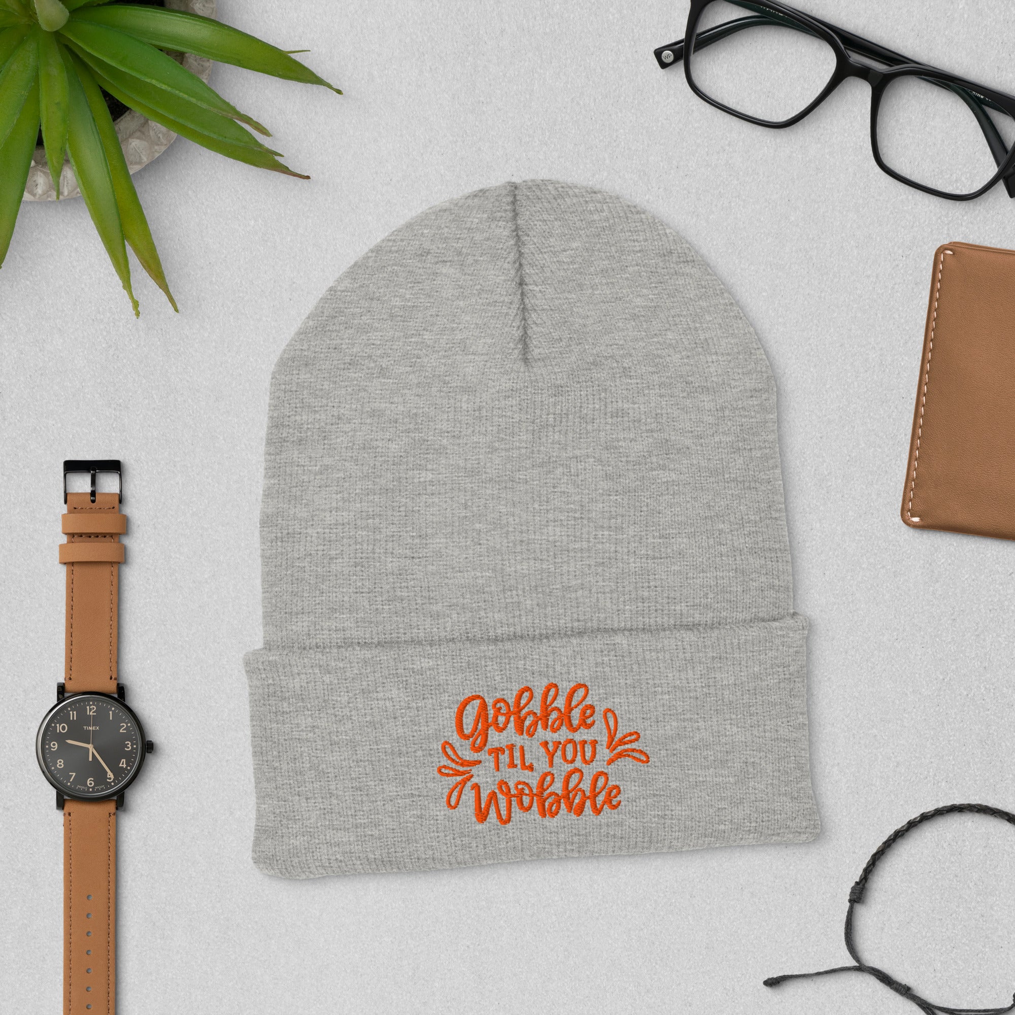 Gobble Til You Wobble Beanie - Men's