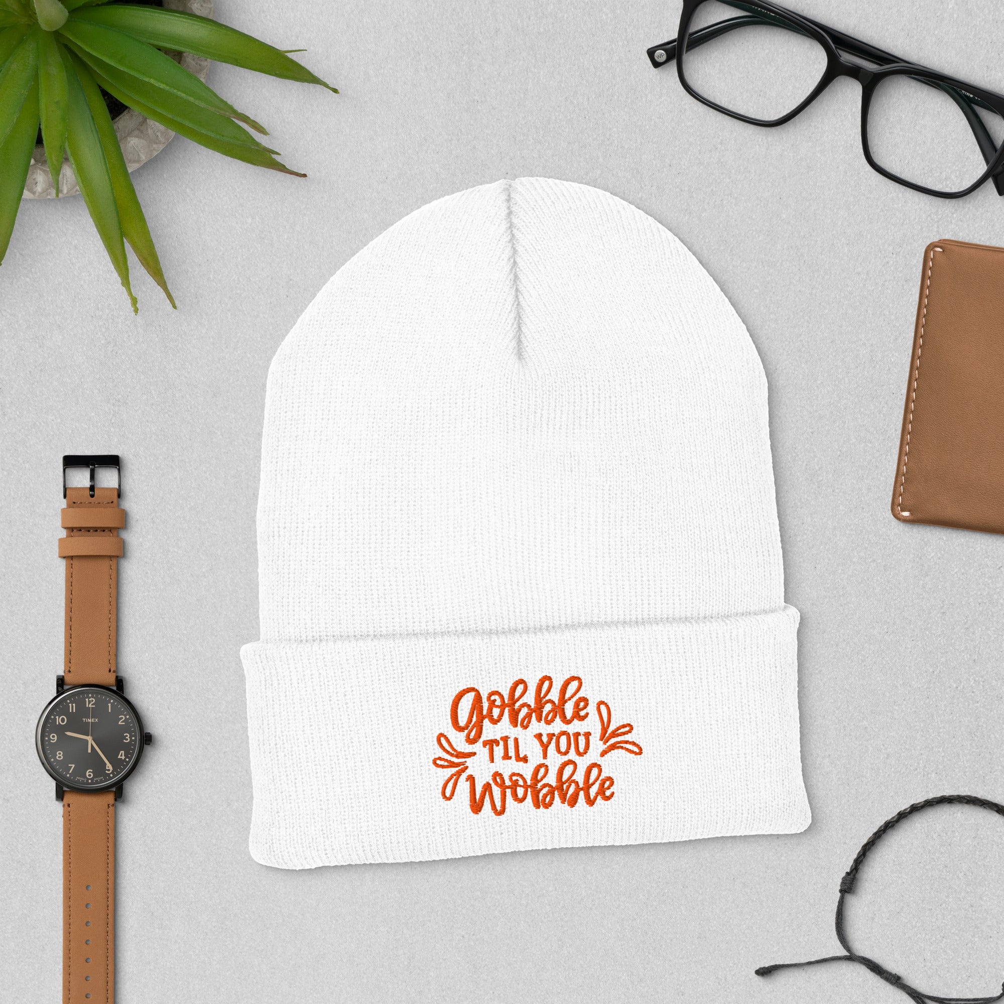 Gobble Til You Wobble Beanie - Men's