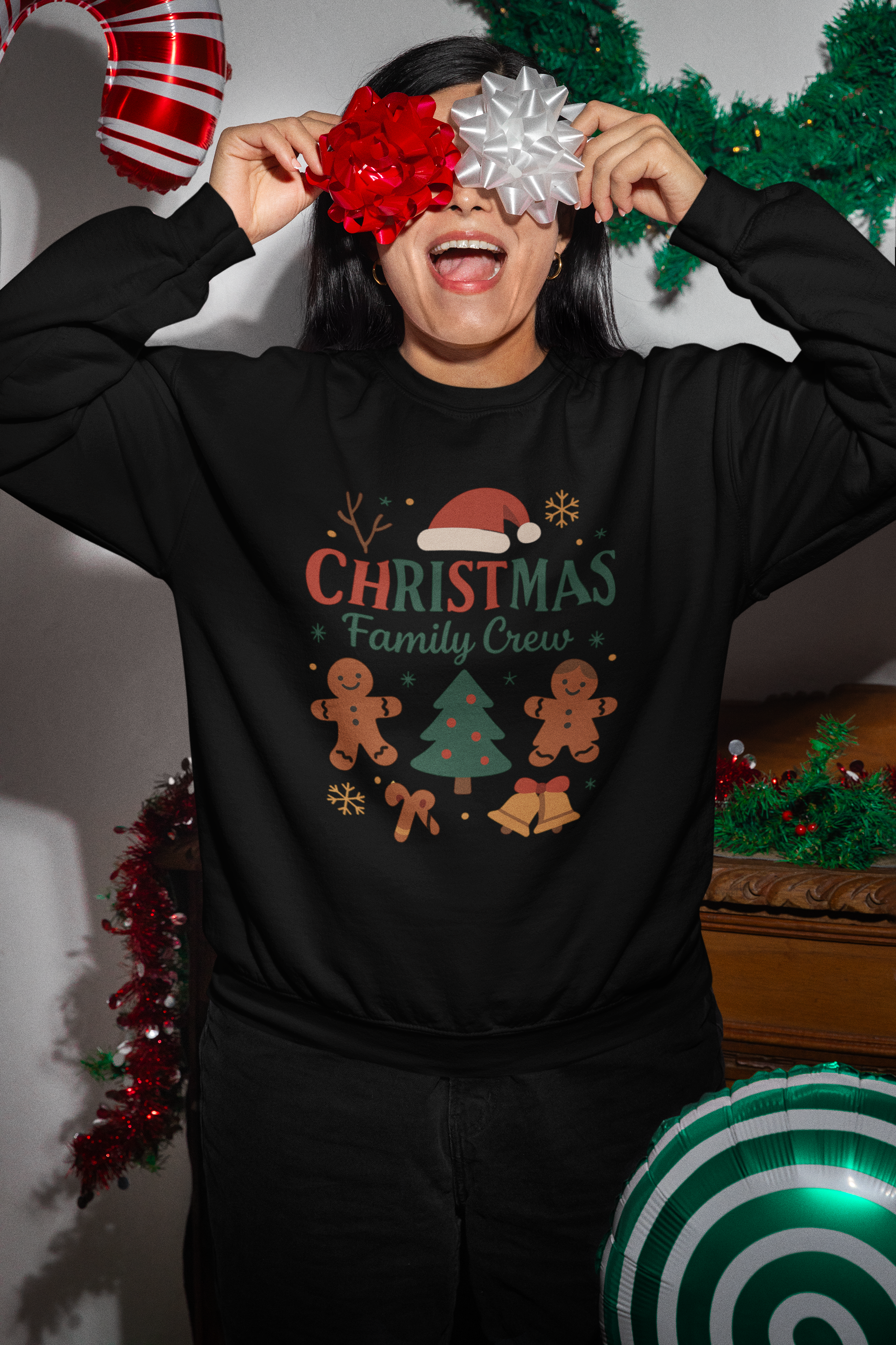 Family Christmas Matching Sweatshirt - Women's
