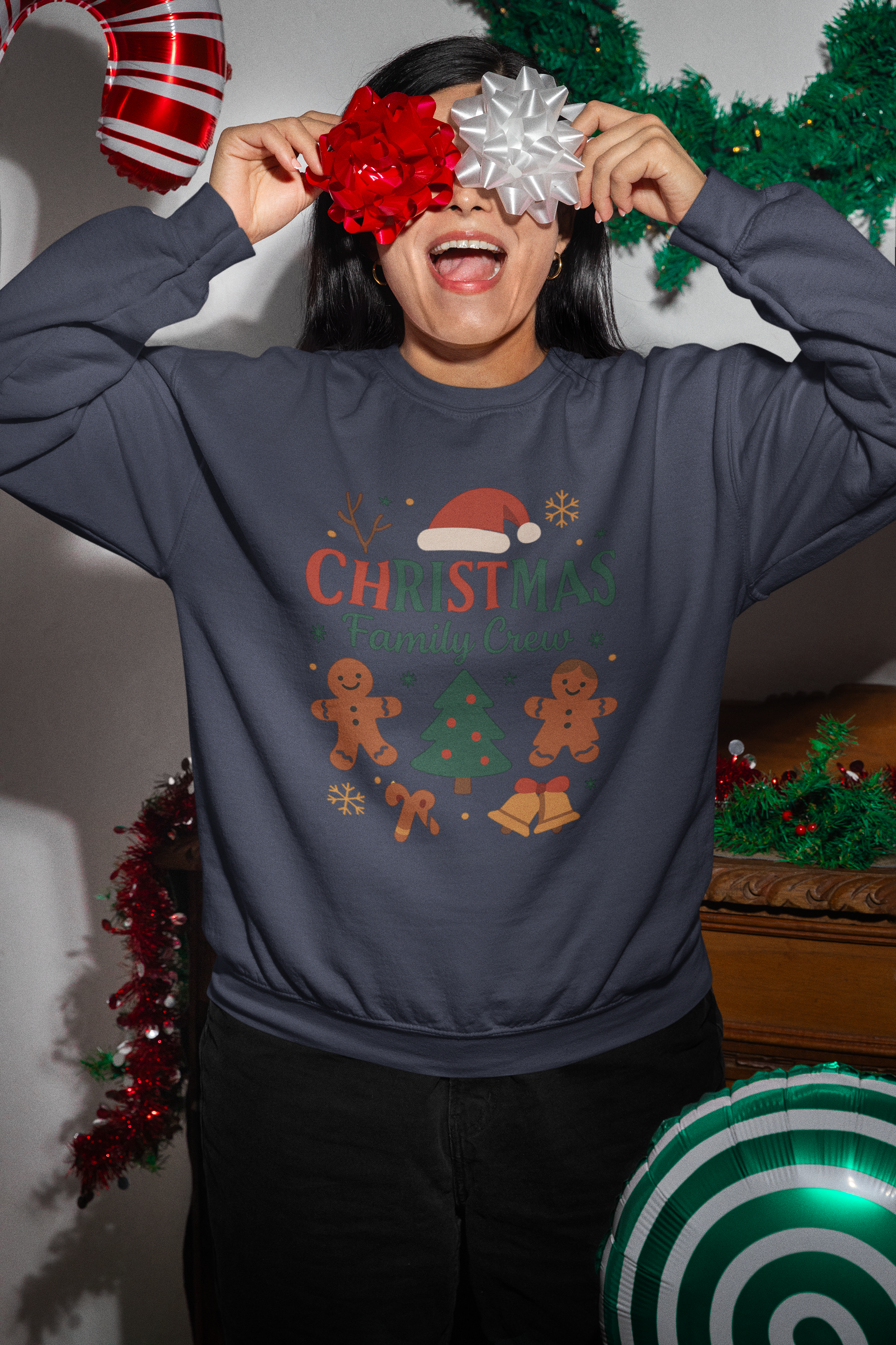 Family Christmas Matching Sweatshirt - Women's