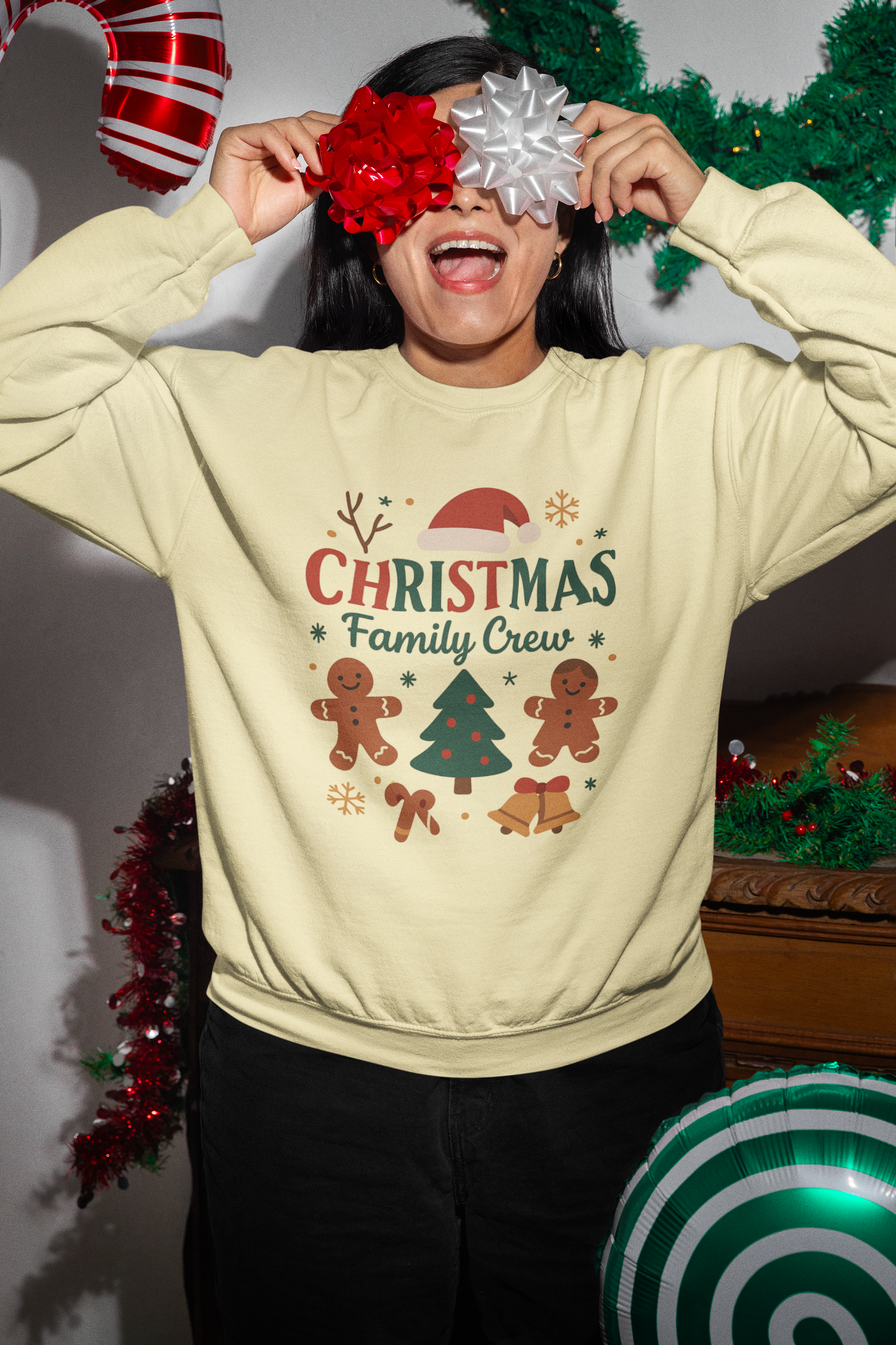 Family Christmas Matching Sweatshirt - Women's