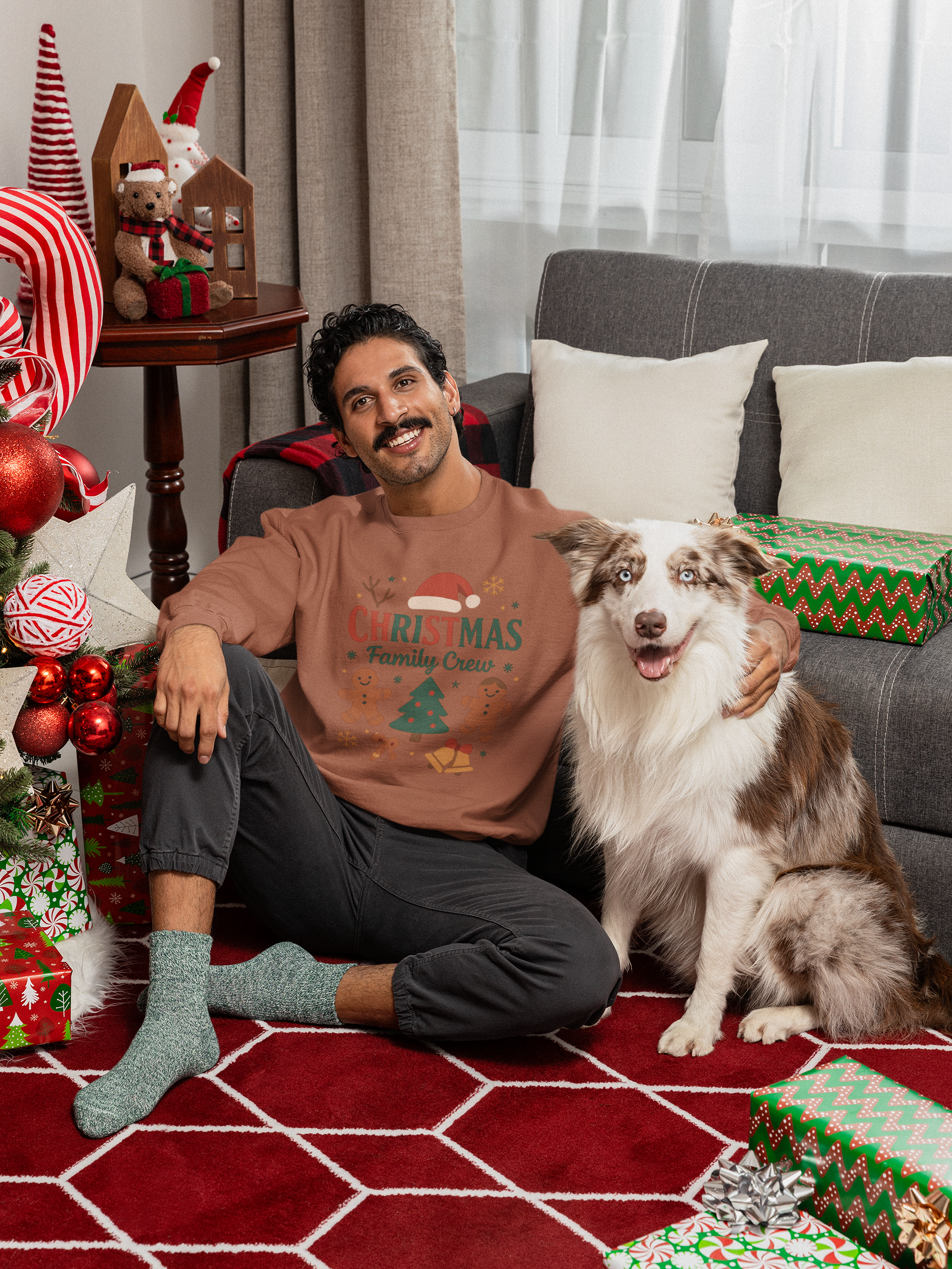 Family Christmas Matching Sweatshirt - Men's