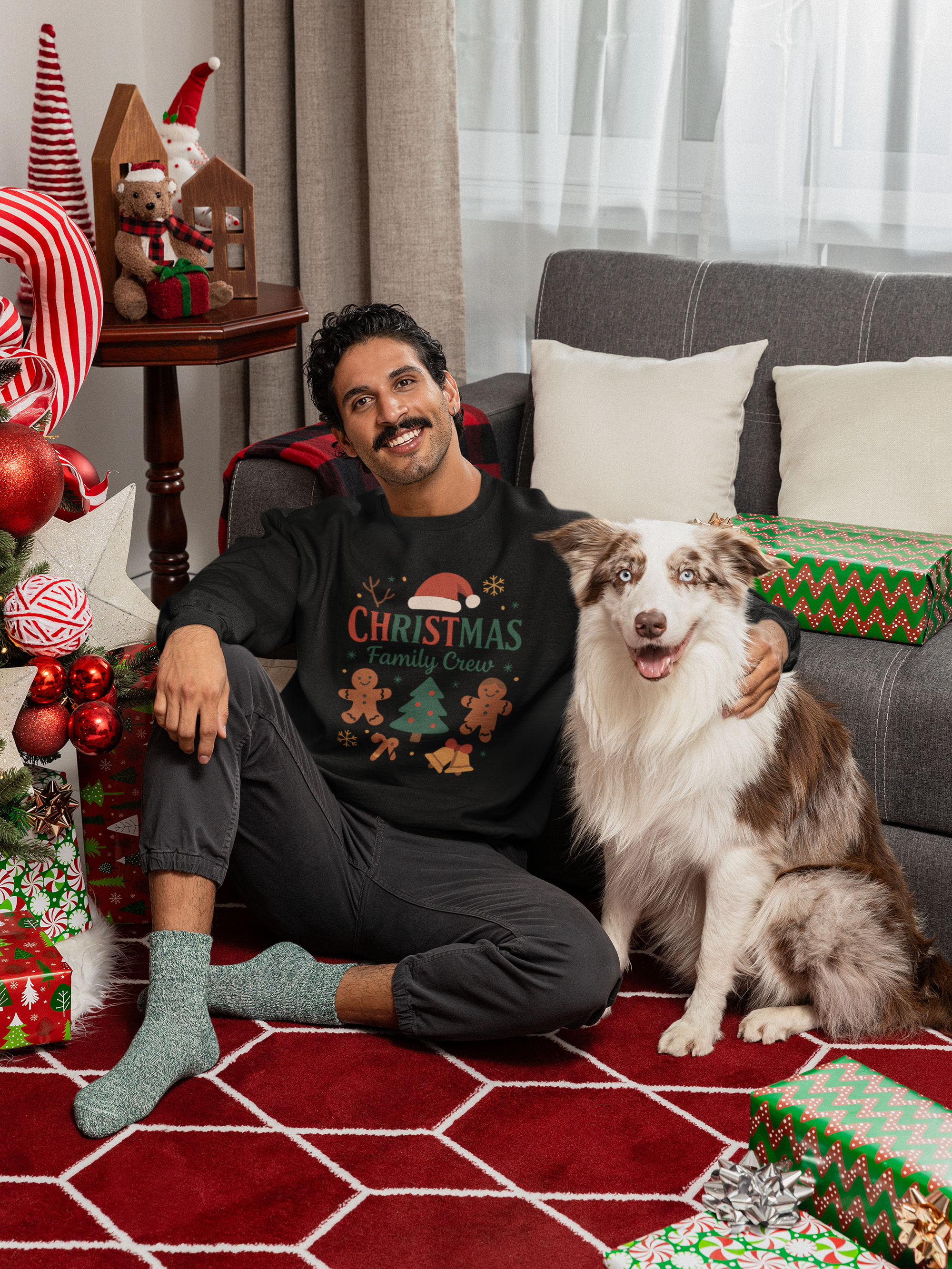 Family Christmas Matching Sweatshirt - Men's