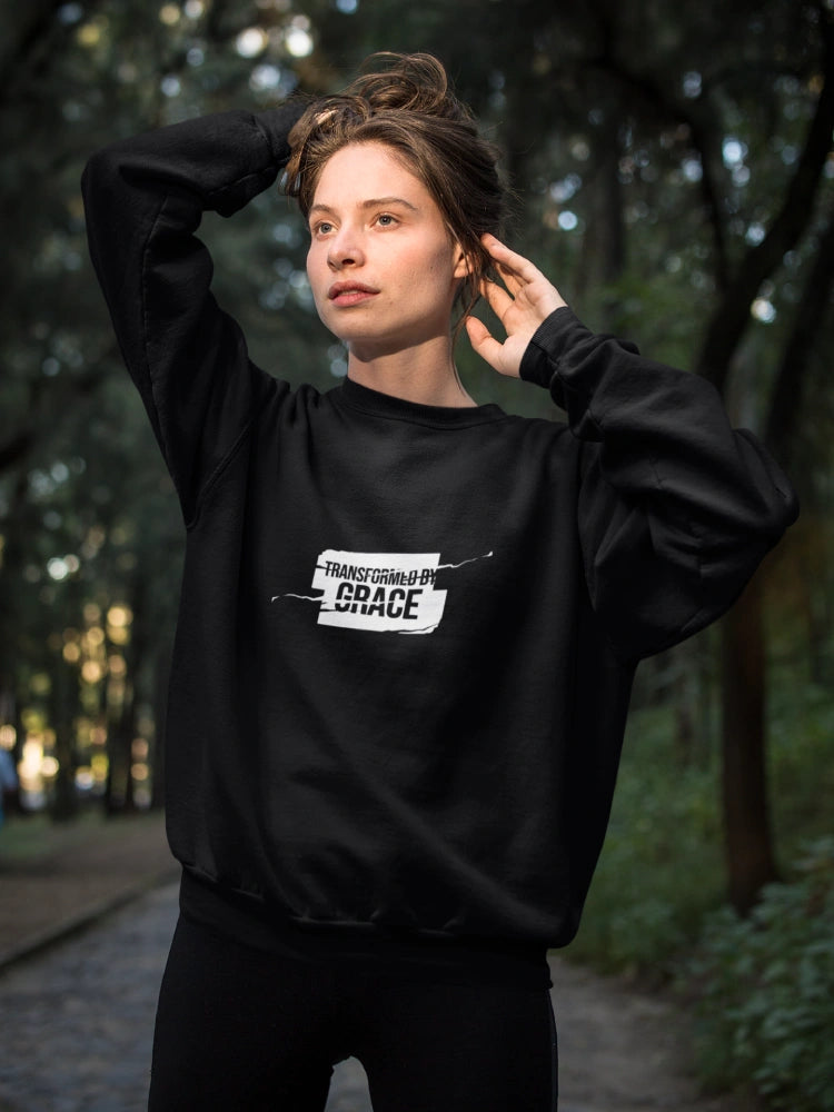 Transformed by Grace Sweatshirt – Bloom Edition
