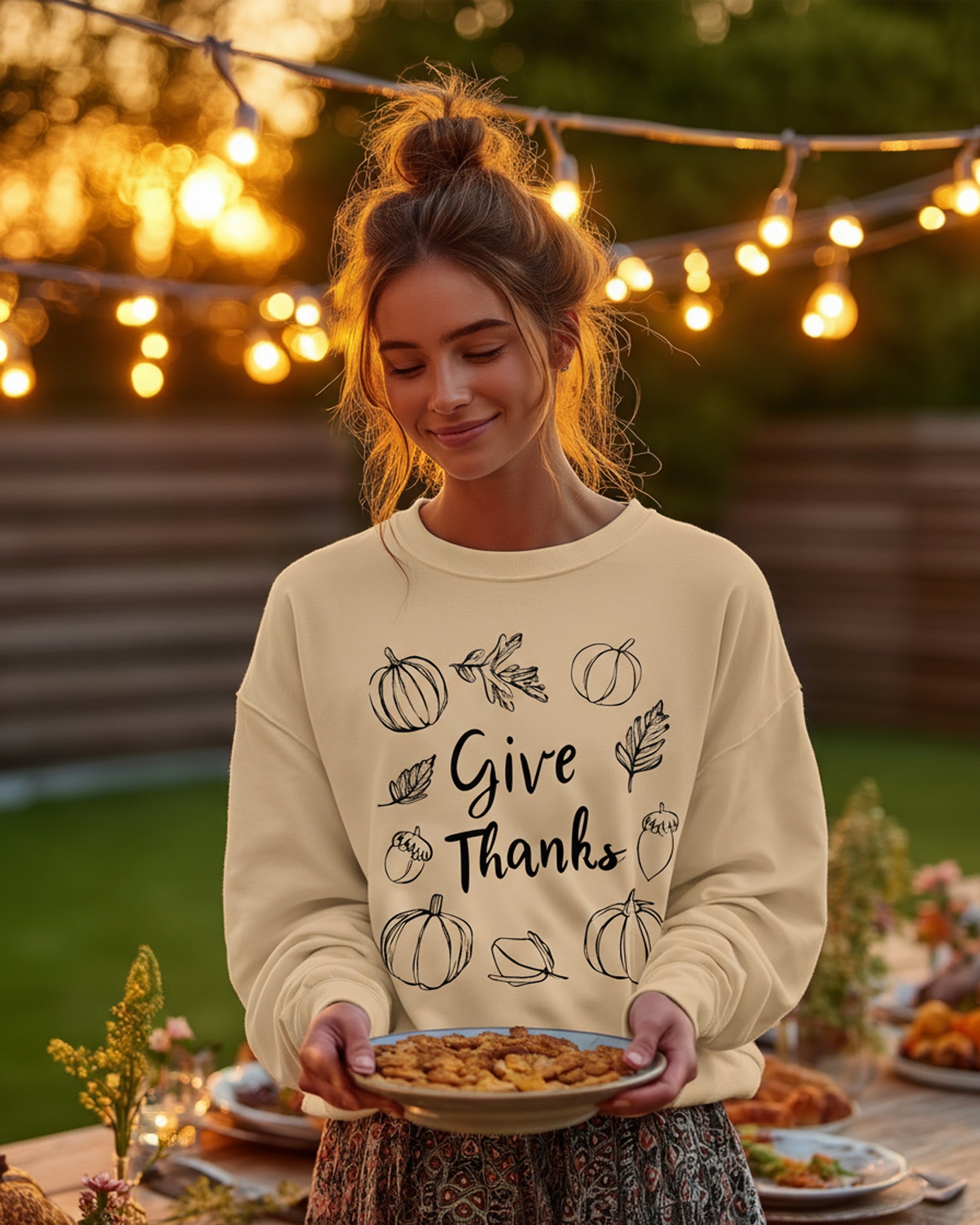 GIve Thanks Sweatshirt - Women's