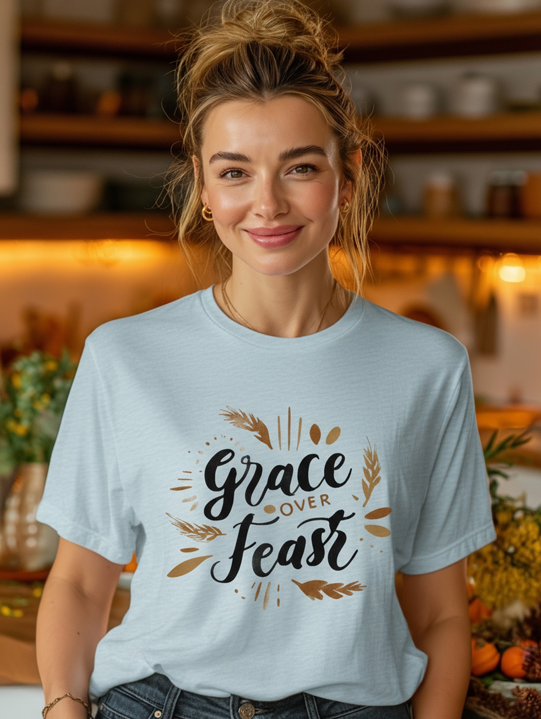 Grace Over Feast Tee - Women's