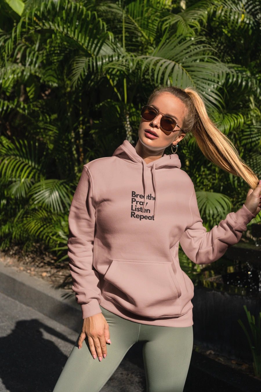 Sacred Rhythm Hoodie – Breathe. Pray. Listen. Repeat