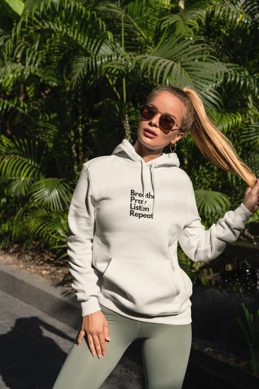 Sacred Rhythm Hoodie – Breathe. Pray. Listen. Repeat