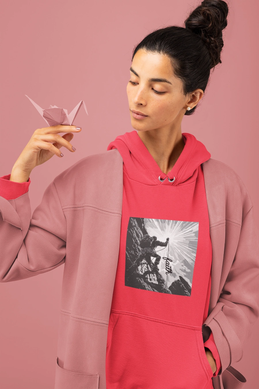 The Climb of Faith Hoodie