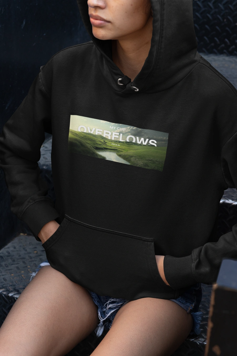 Overflow Field Hoodie – Psalm 23:5