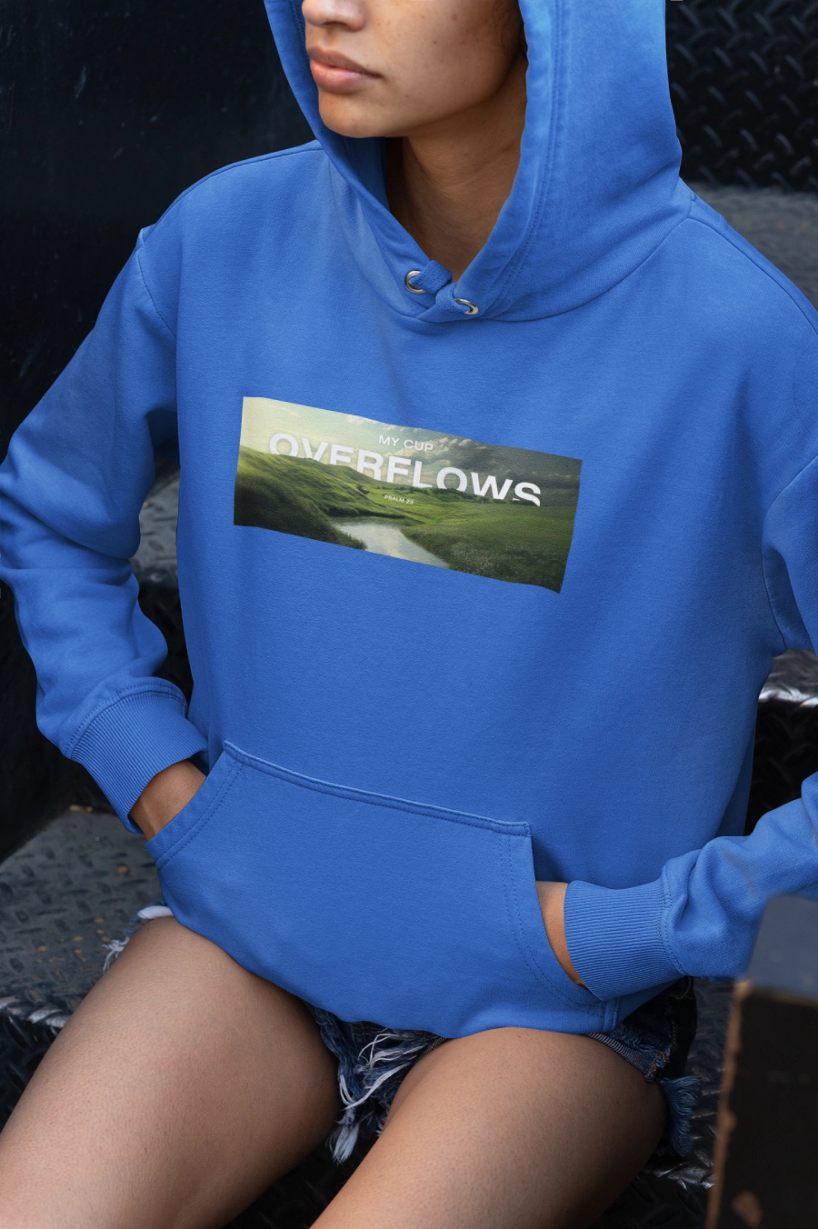 Overflow Field Hoodie – Psalm 23:5