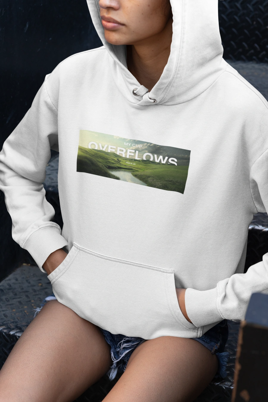 Overflow Field Hoodie – Psalm 23:5