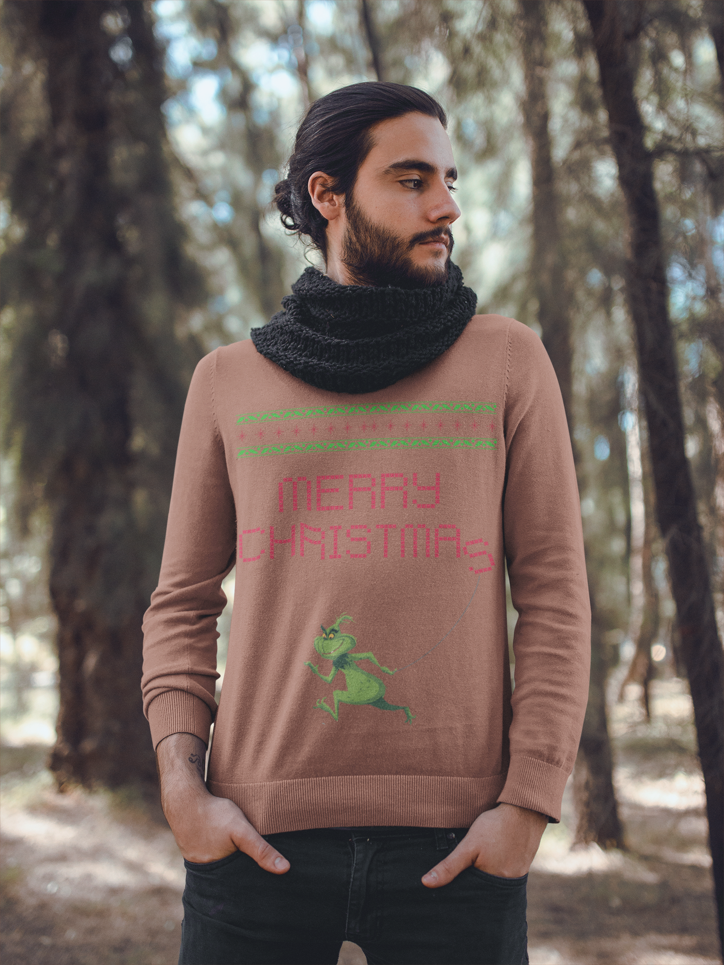 Merry Christmas (Grinch) - Men's