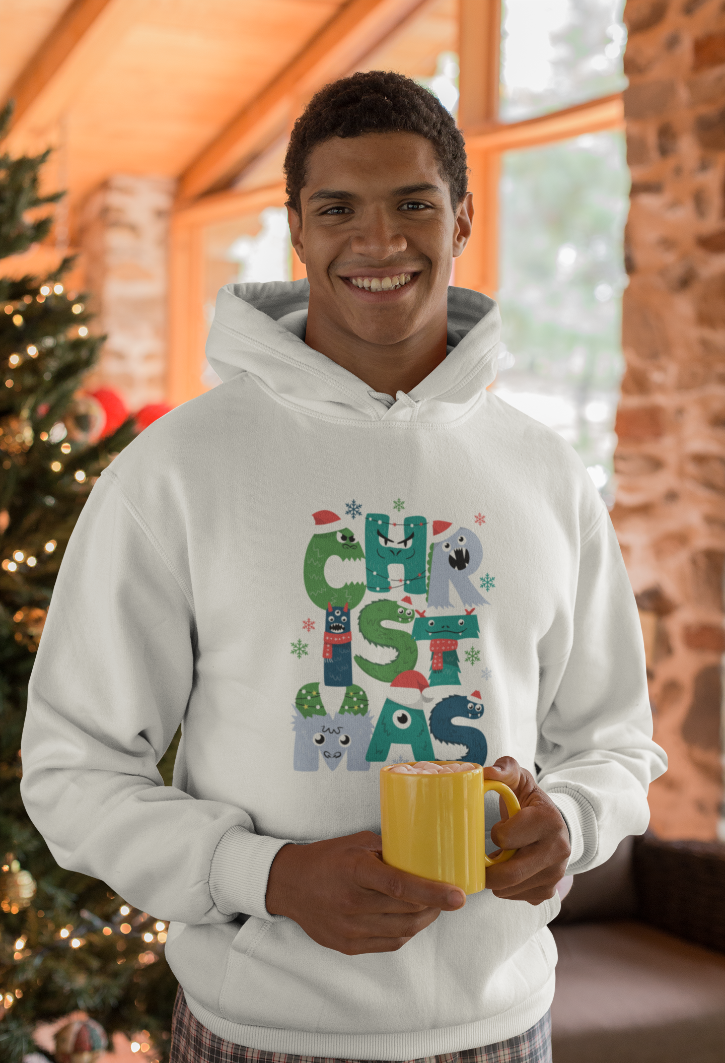 Christmas Monsters Hoodie- Men's