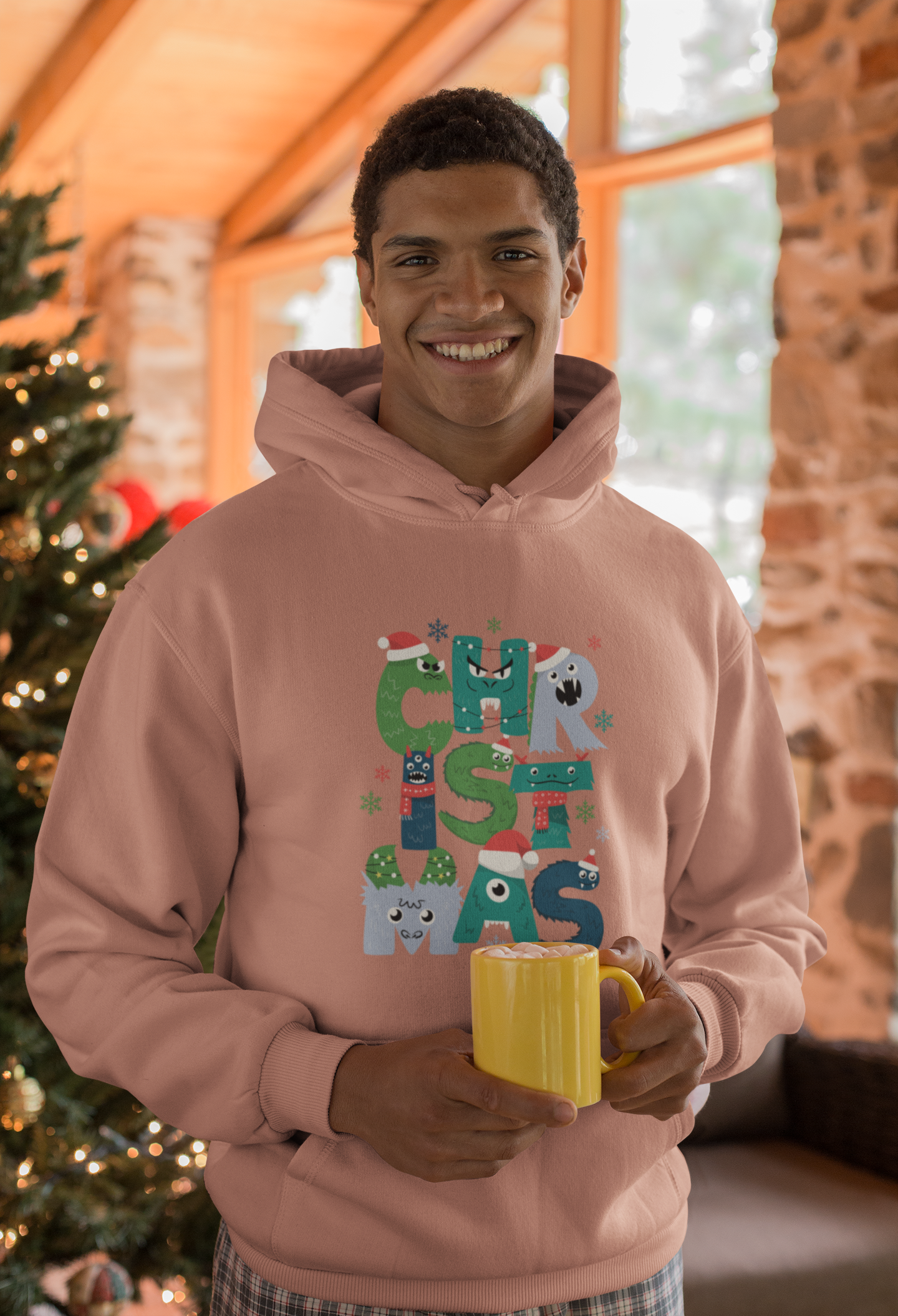 Christmas Monsters Hoodie- Men's