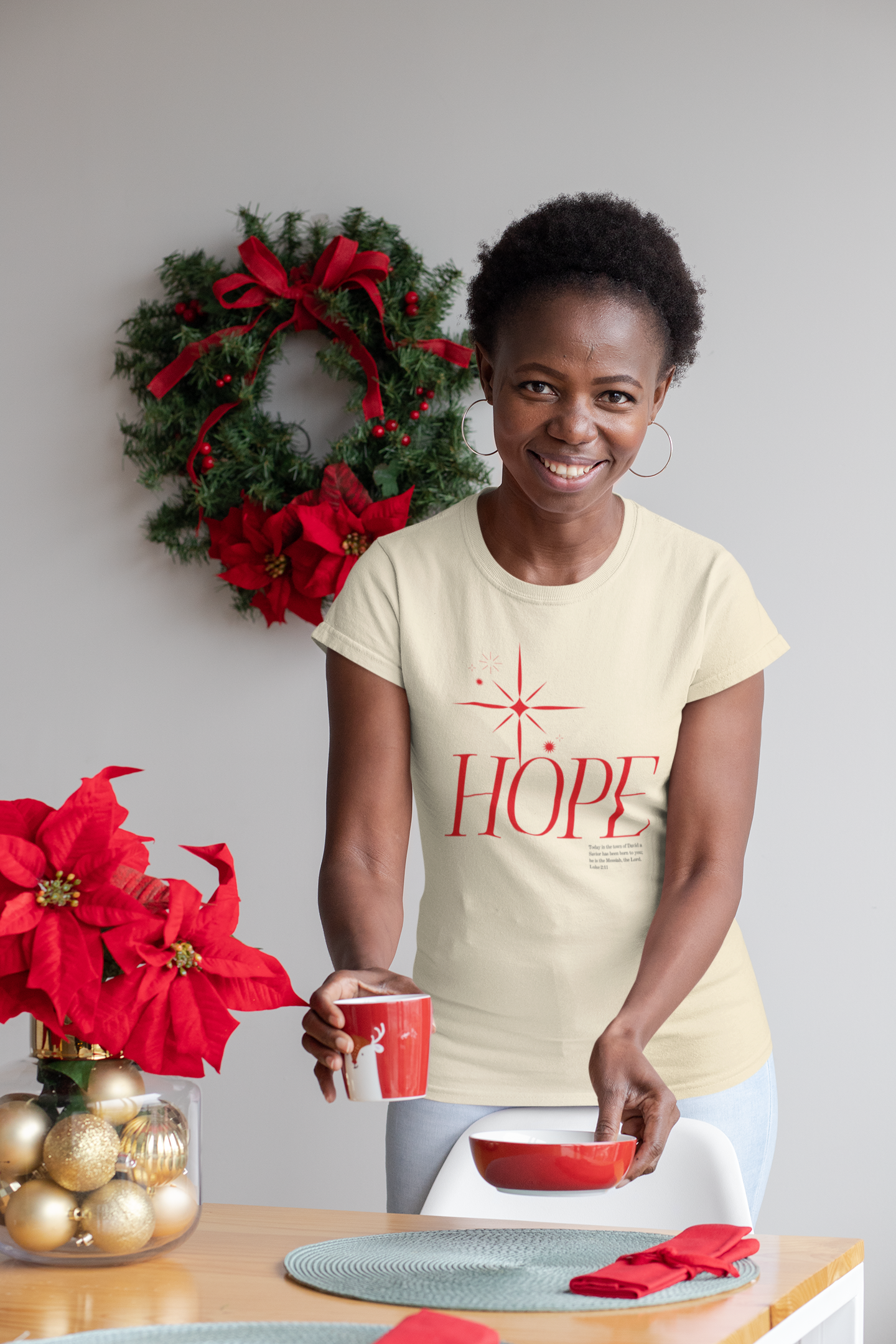 Hope Christmas Tee - Women's