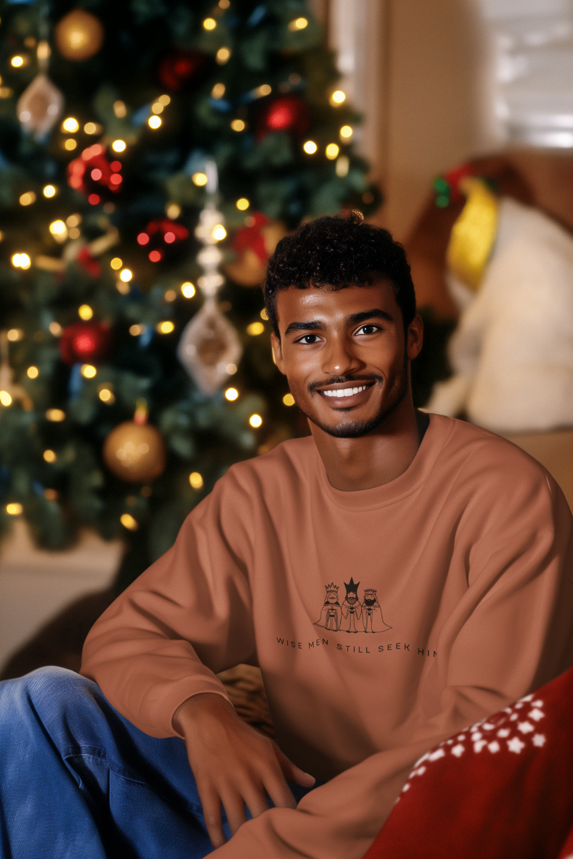 Wise Men Seek Him Christmas Hoodie - Men's