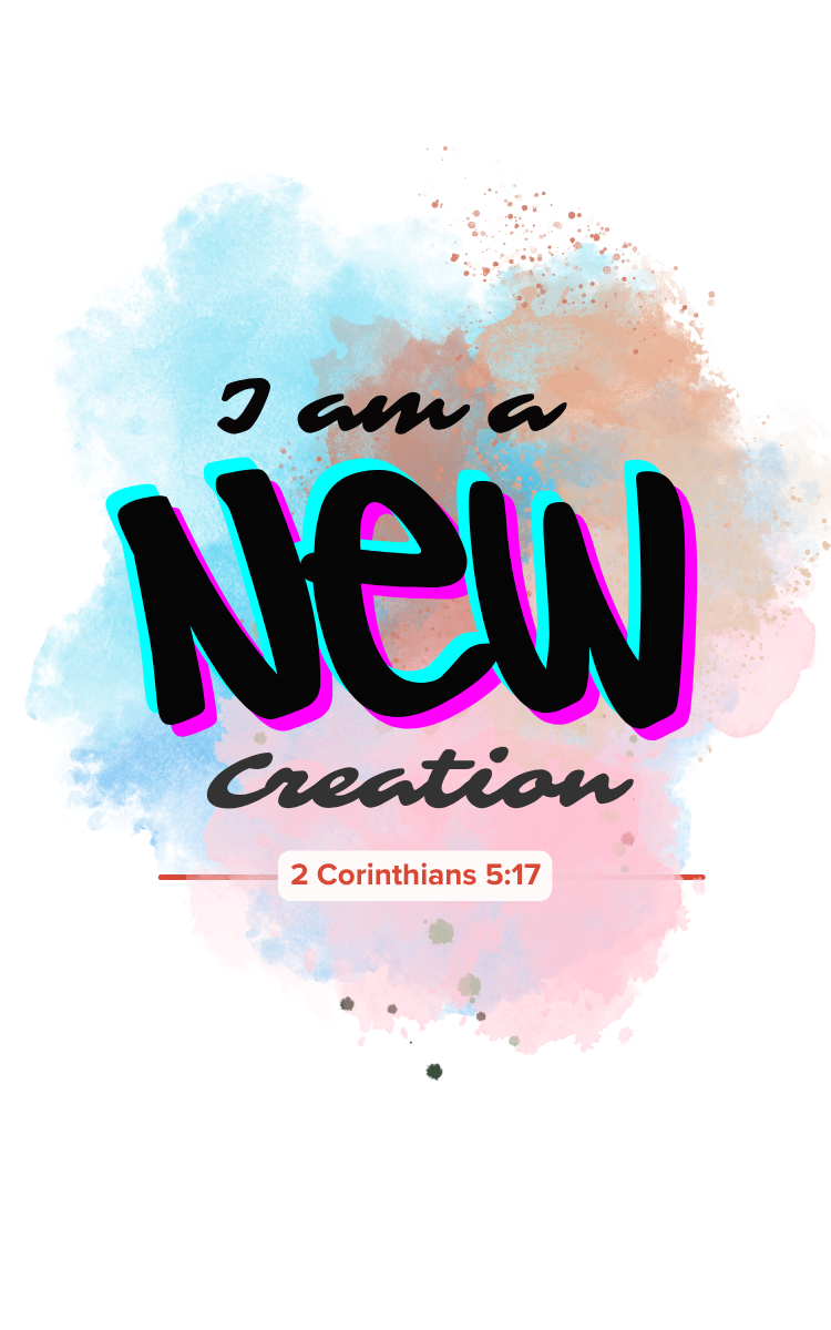 New Creation Color Splash sweatshirt