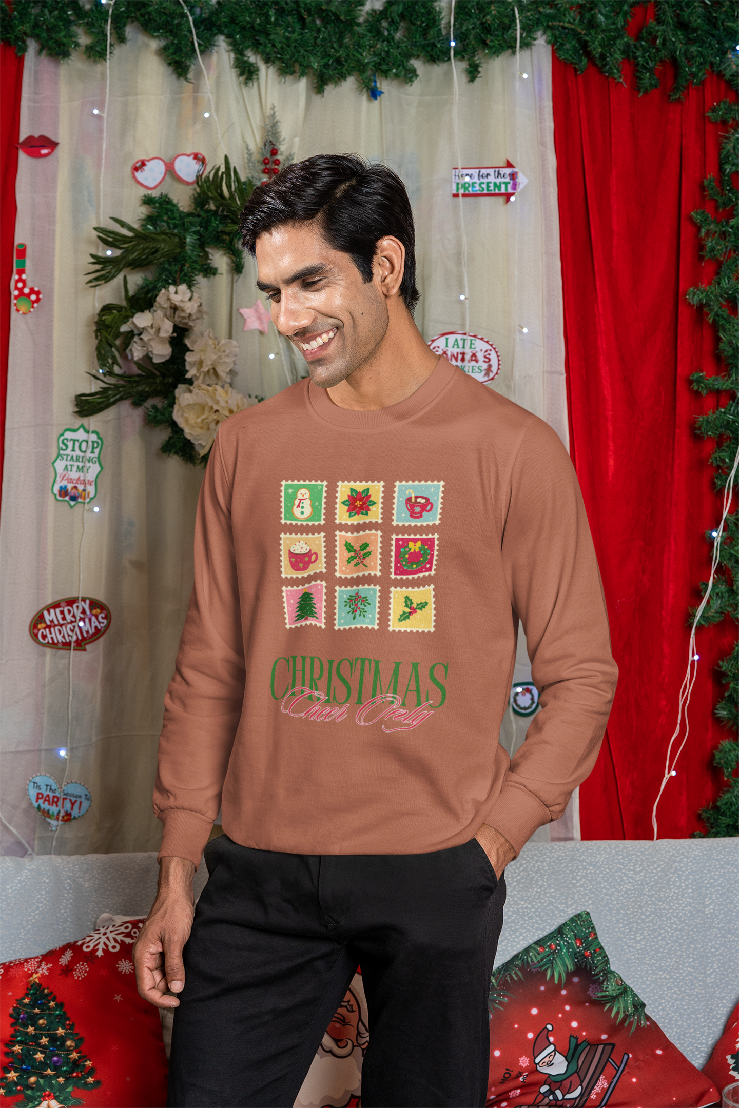 Christmas Cheer Only Sweatshirt - Men's