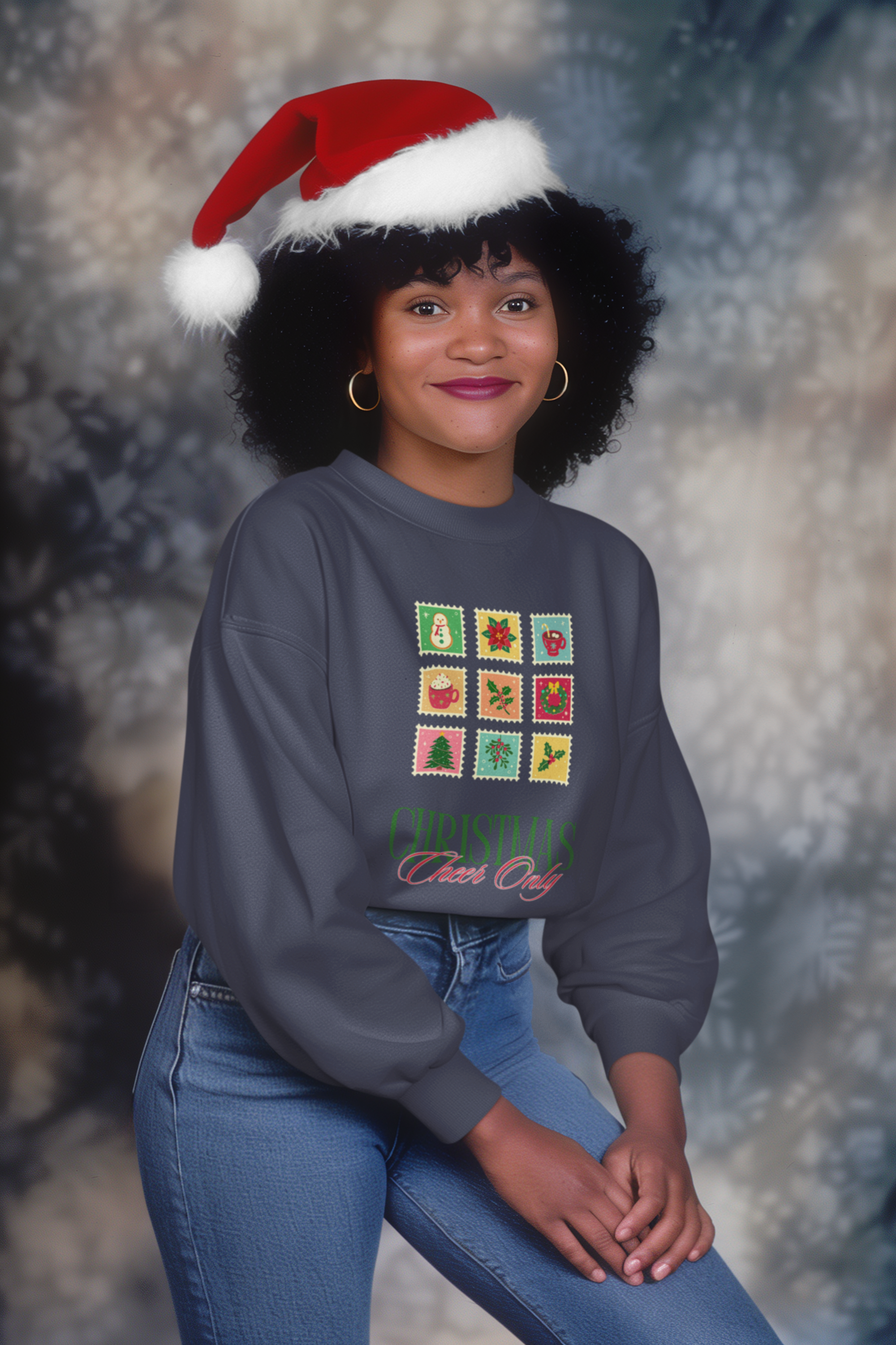 Christmas Cheer Only Sweatshirt - Women's
