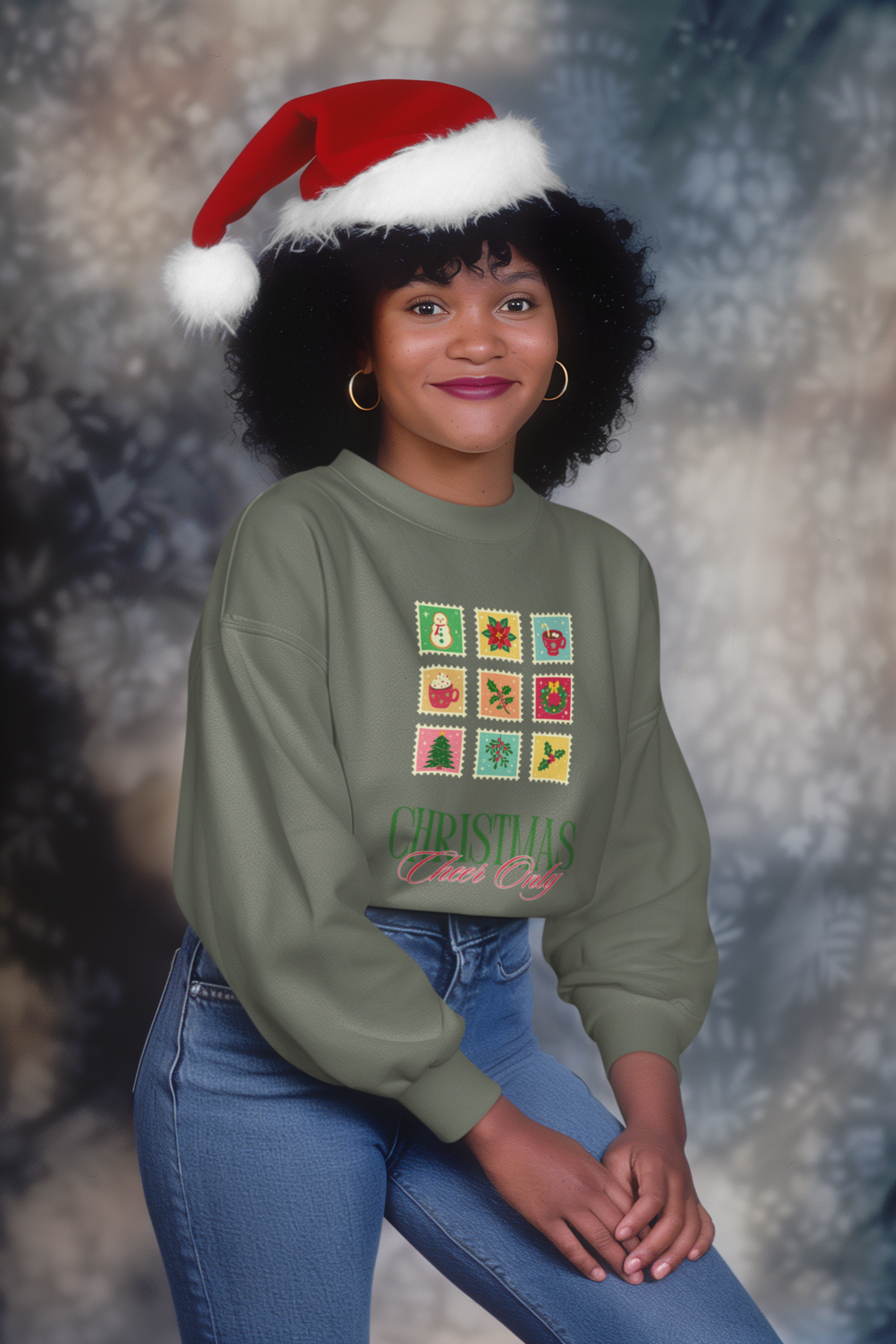 Christmas Cheer Only Sweatshirt - Women's