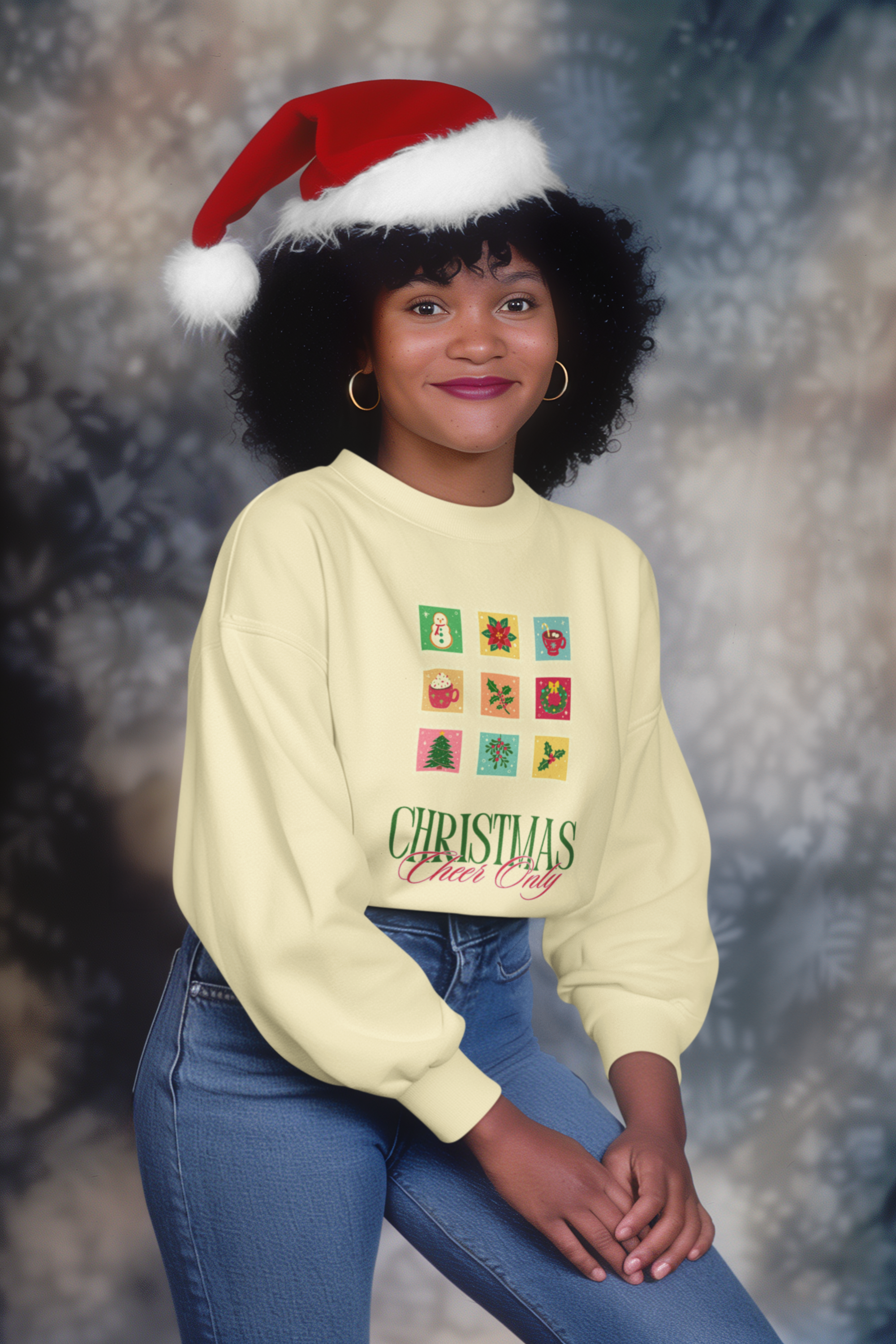 Christmas Cheer Only Sweatshirt - Women's