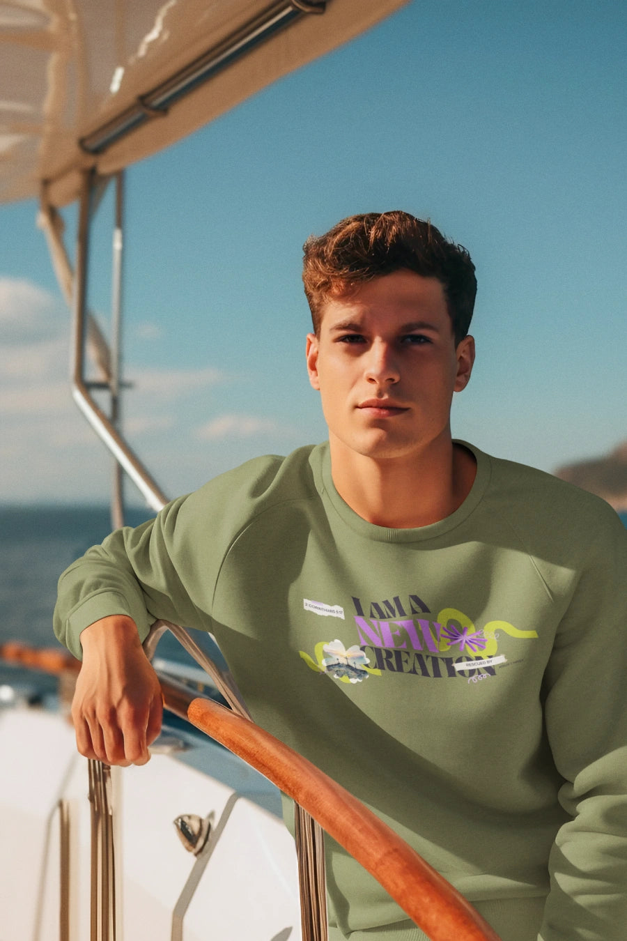 New Creation” Statement Sweatshirt