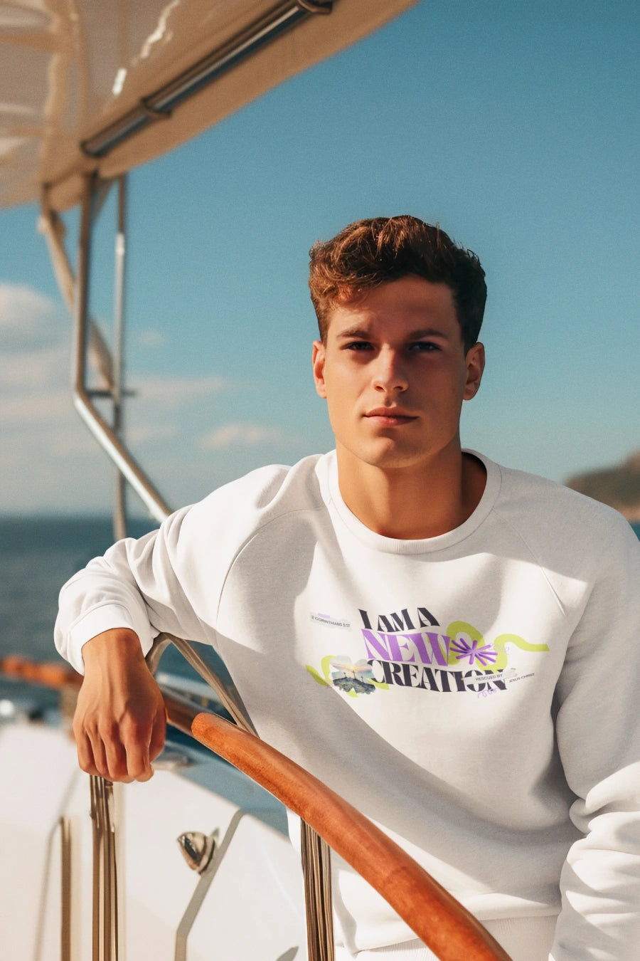 New Creation” Statement Sweatshirt