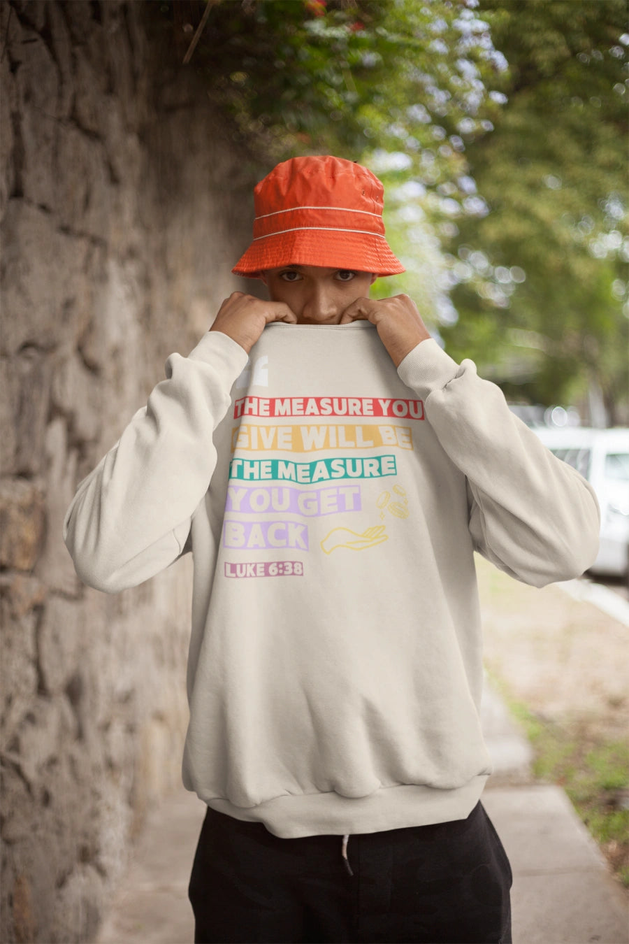 “Give, Get, Grow Sweatshirt” – Luke 6:38