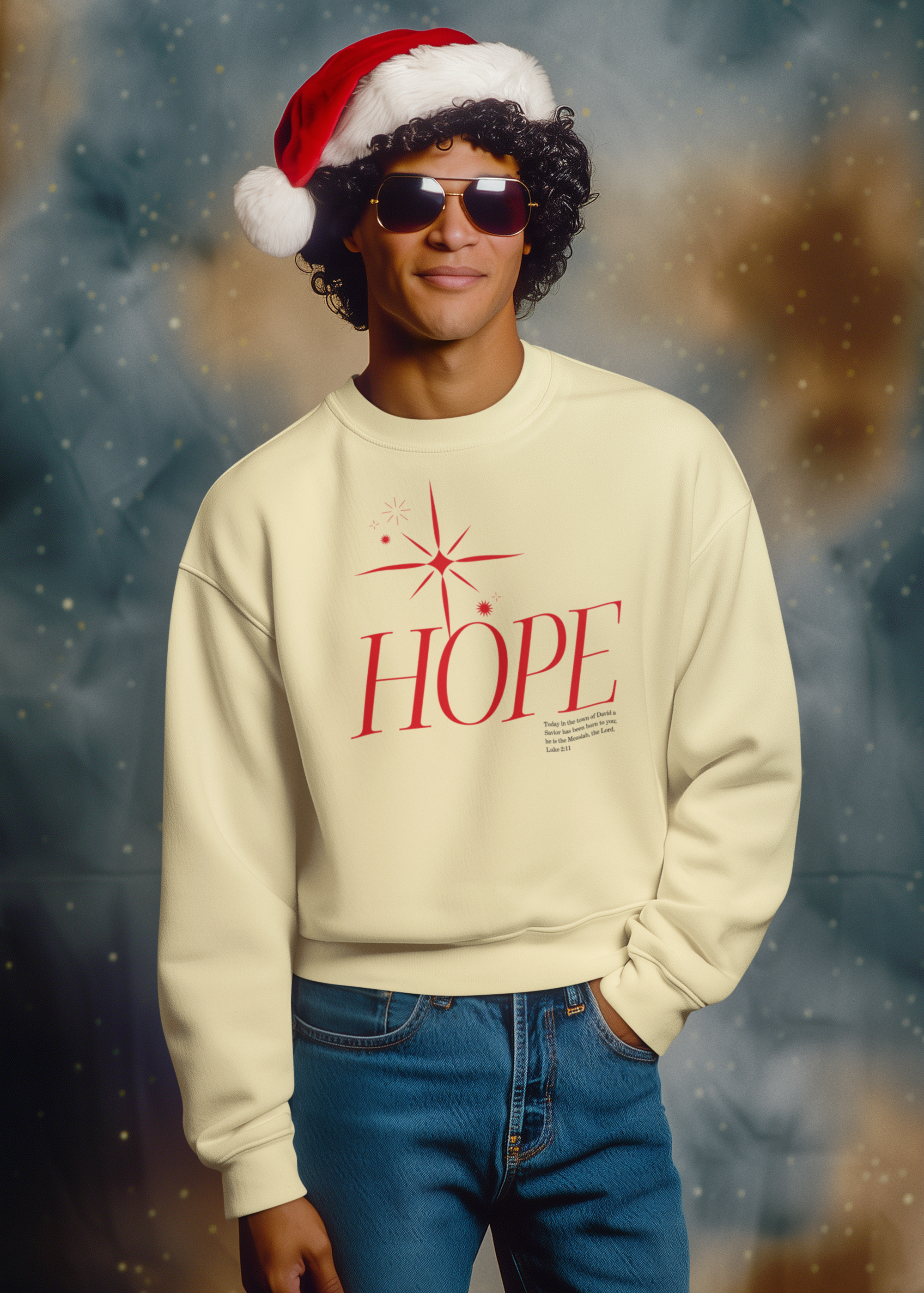 Hope Christmas Hoodie - Men's