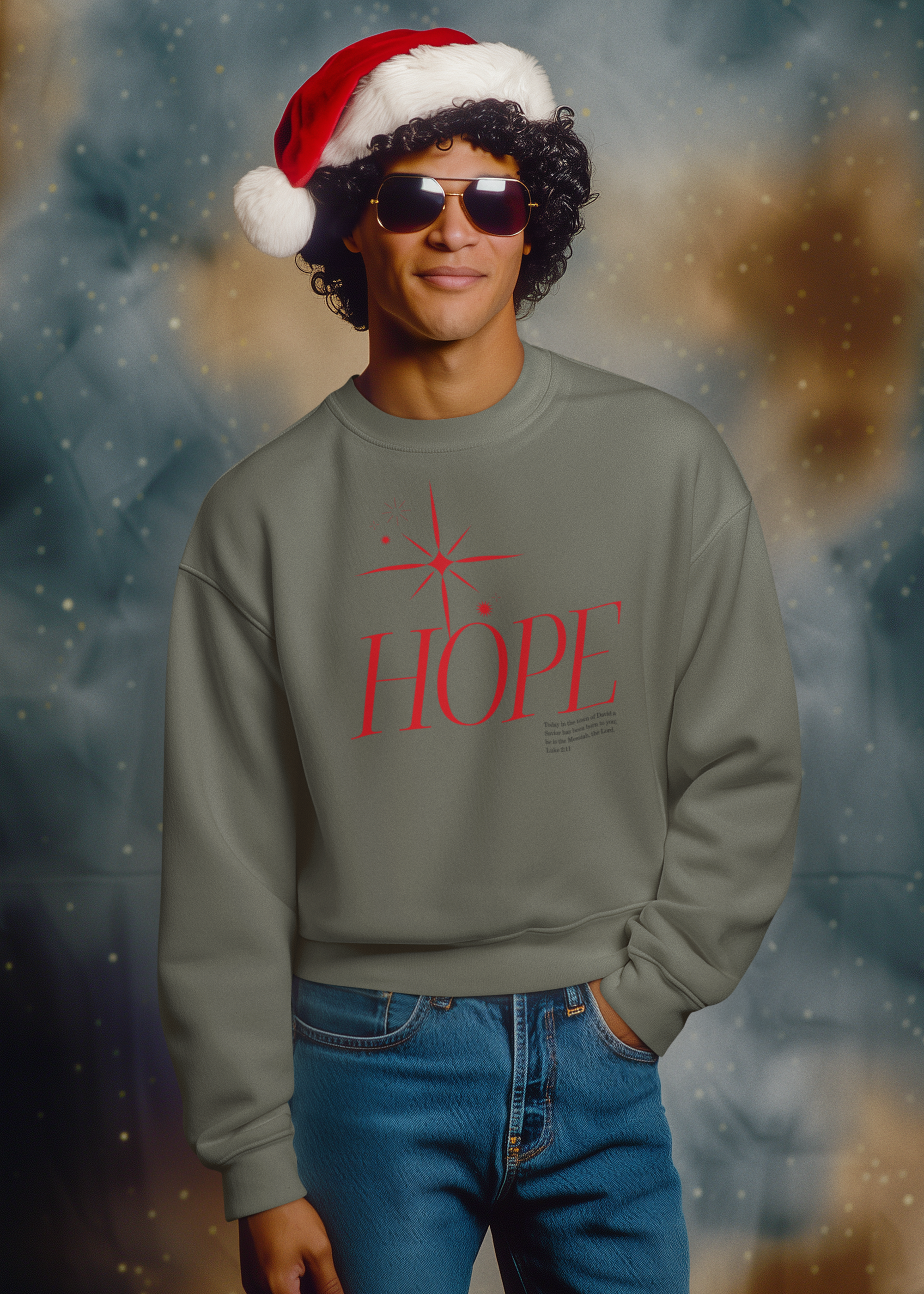 Hope Christmas Hoodie - Men's
