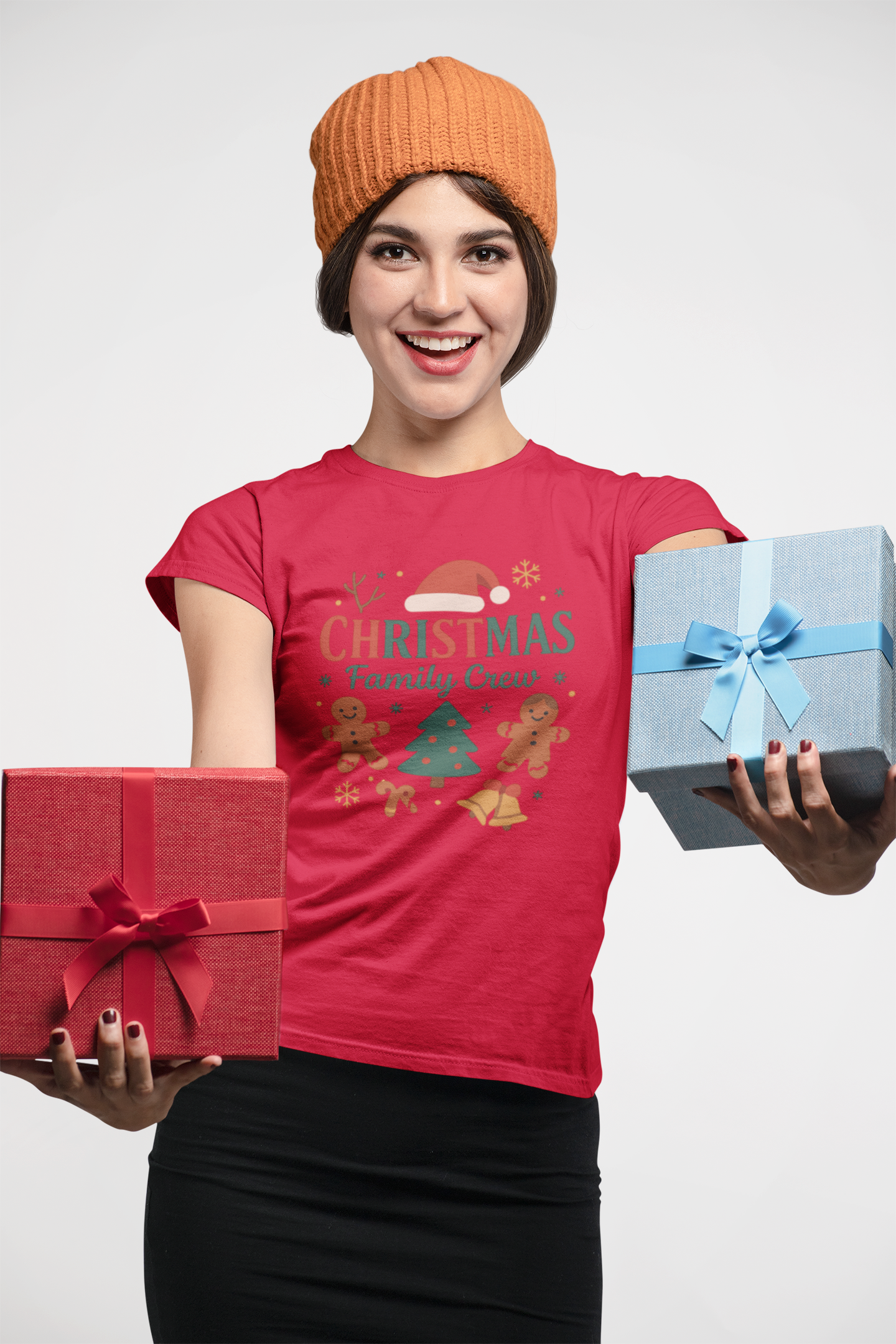 Christmas Family Crew Tee - Women's