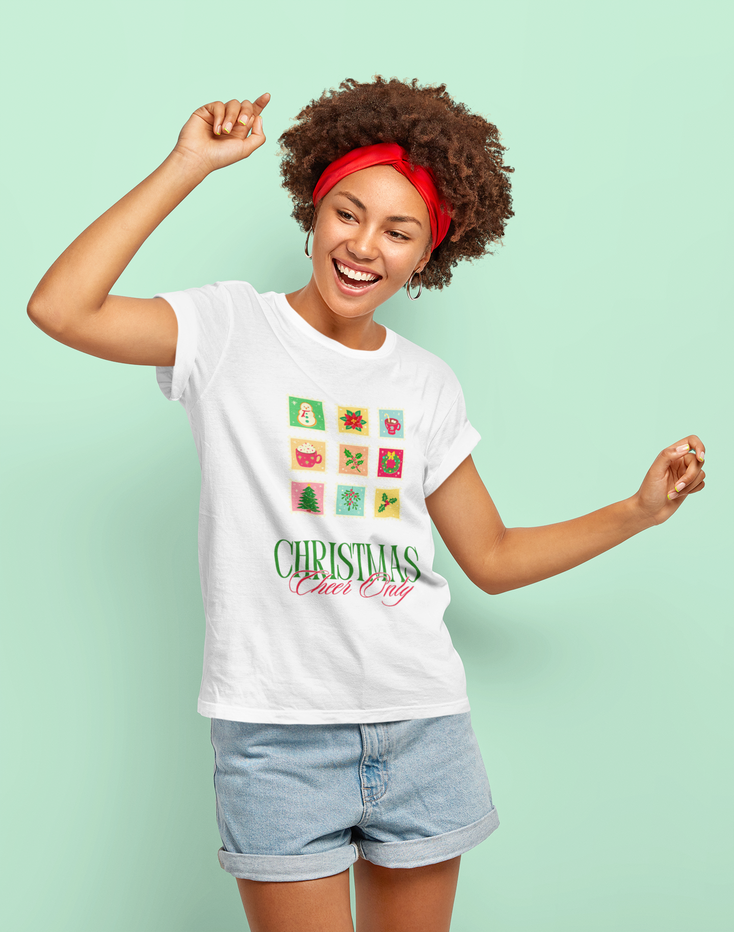 Christmas Cheer Only Tee - Women's