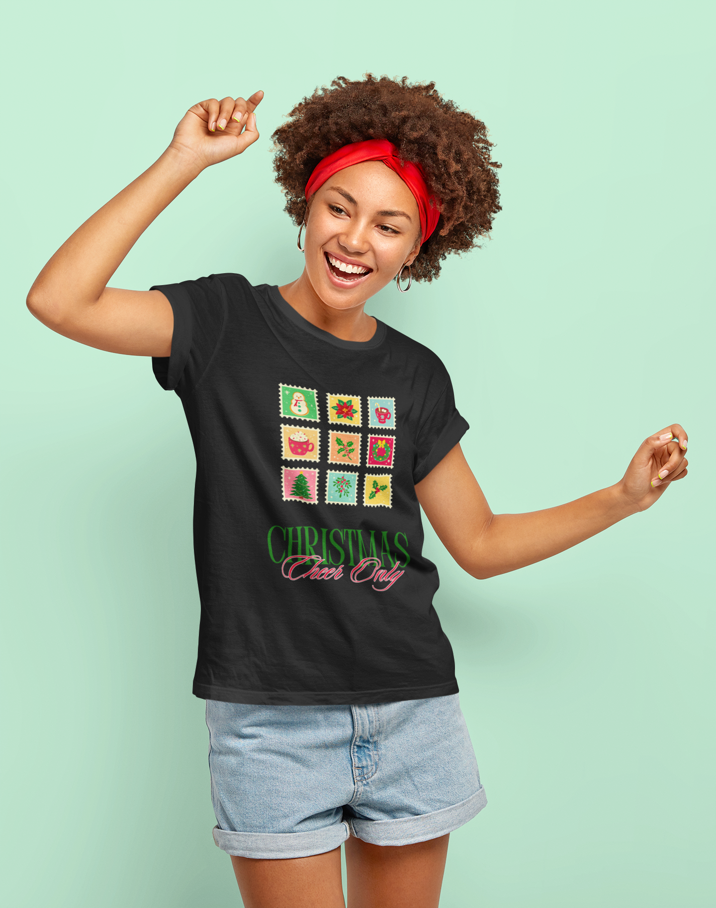 Christmas Cheer Only Tee - Women's