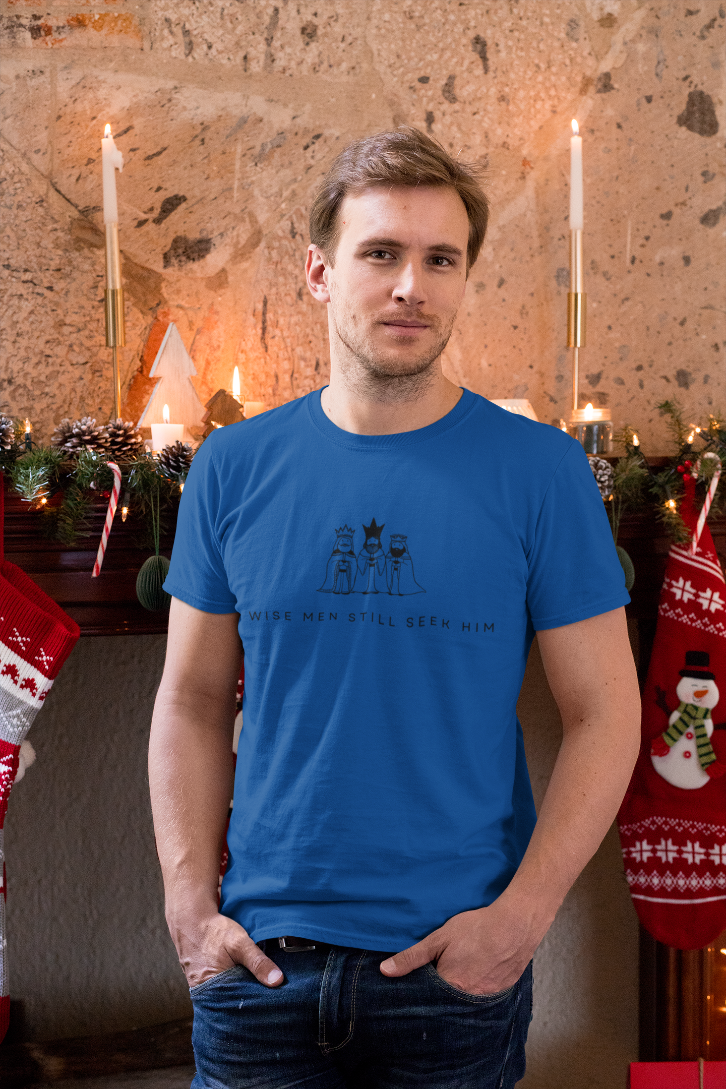 Wise Men Still Seek Him Christmas Tee - Men's