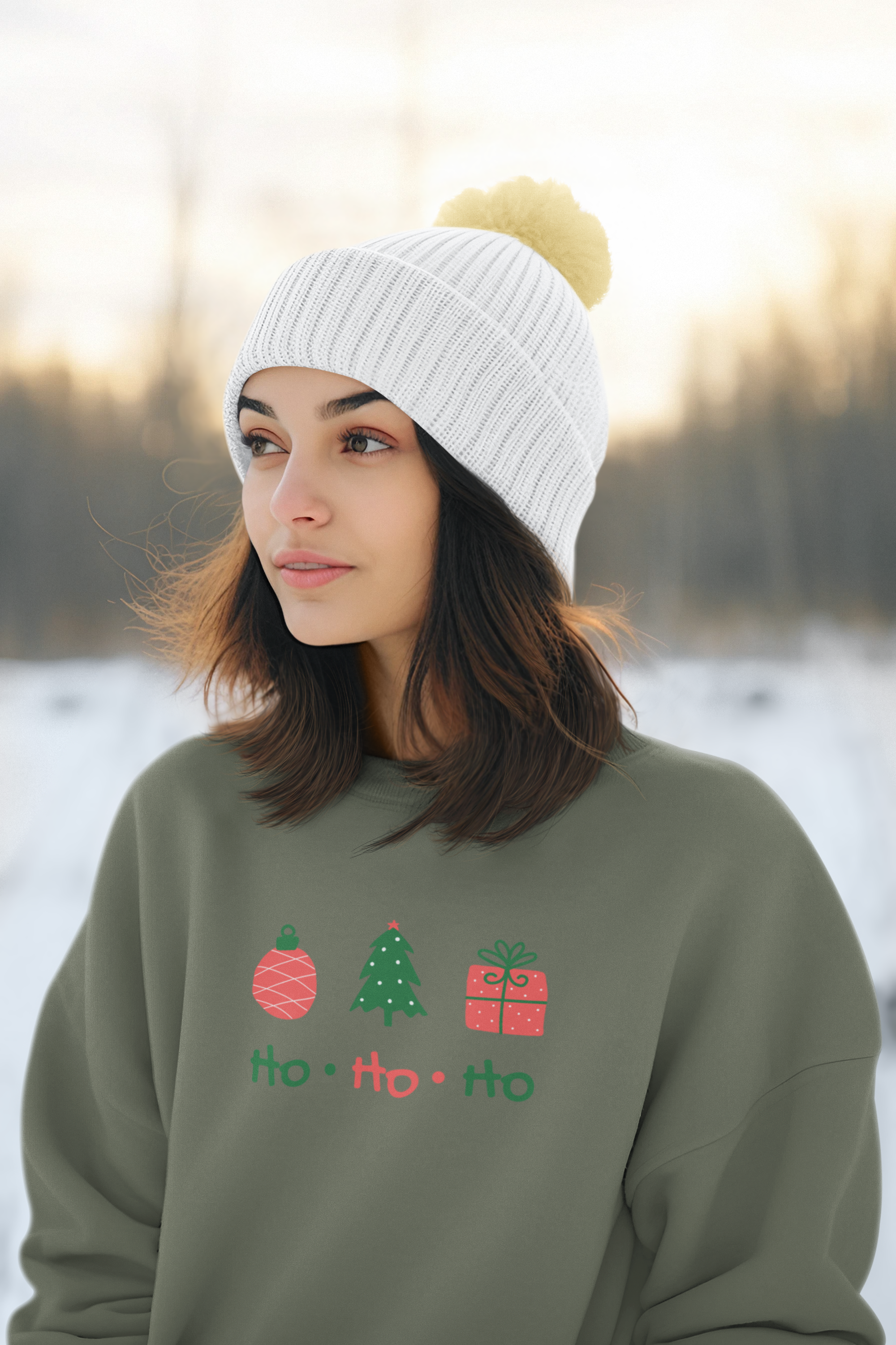 Ho Ho Ho Sweatshirt (Version 2) - Women's