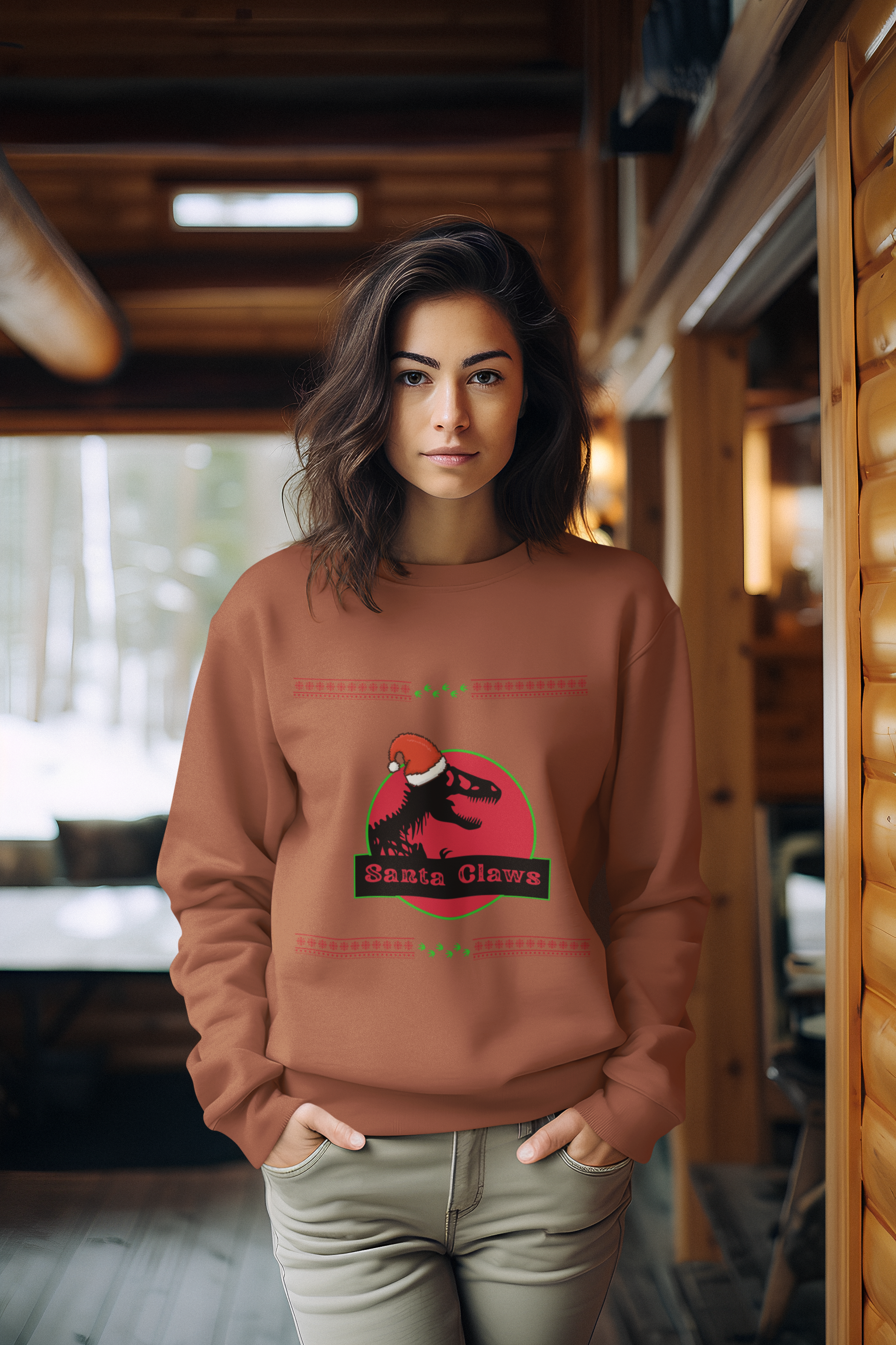 Santa Claws Sweatshirt - Women's