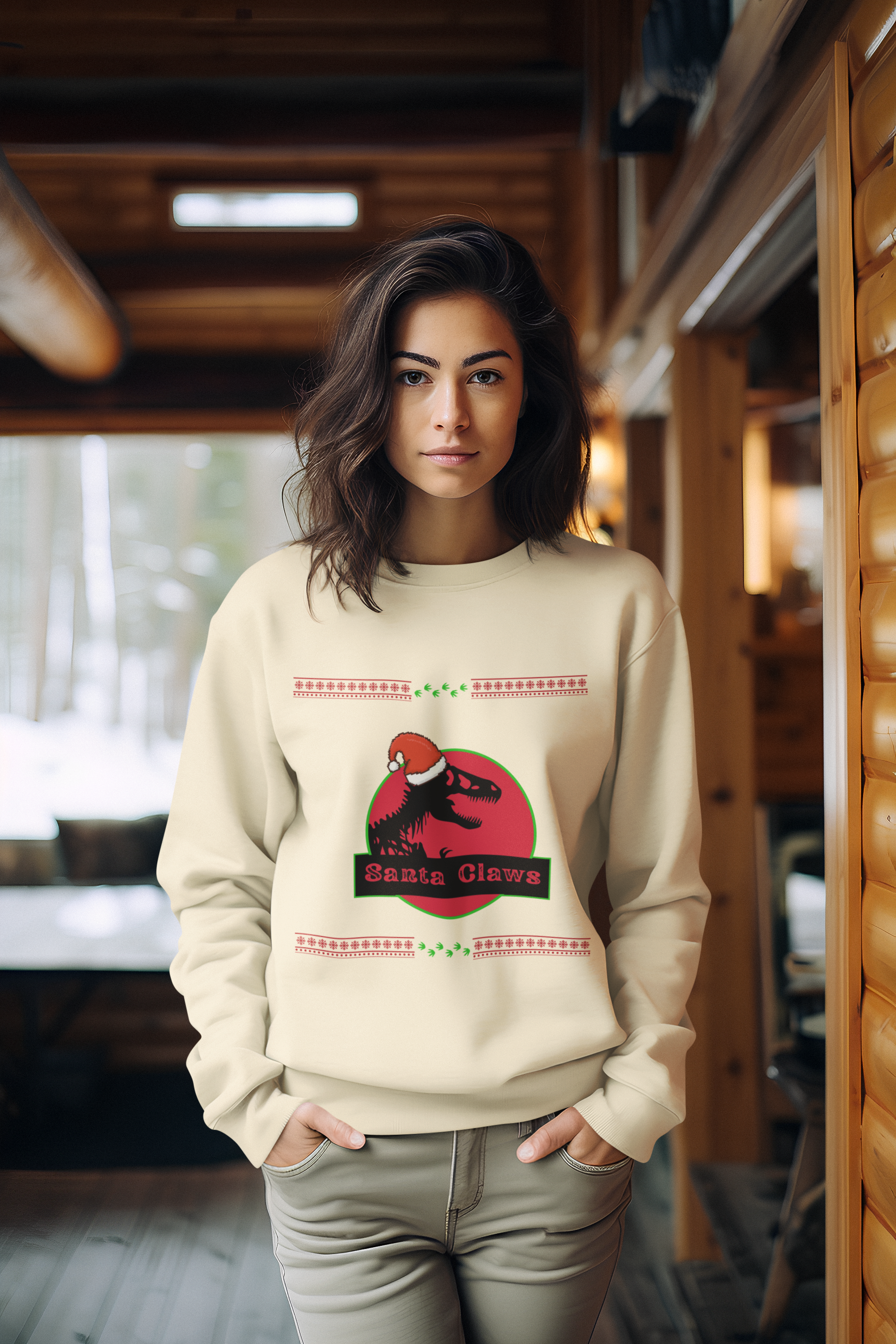 Santa Claws Sweatshirt - Women's