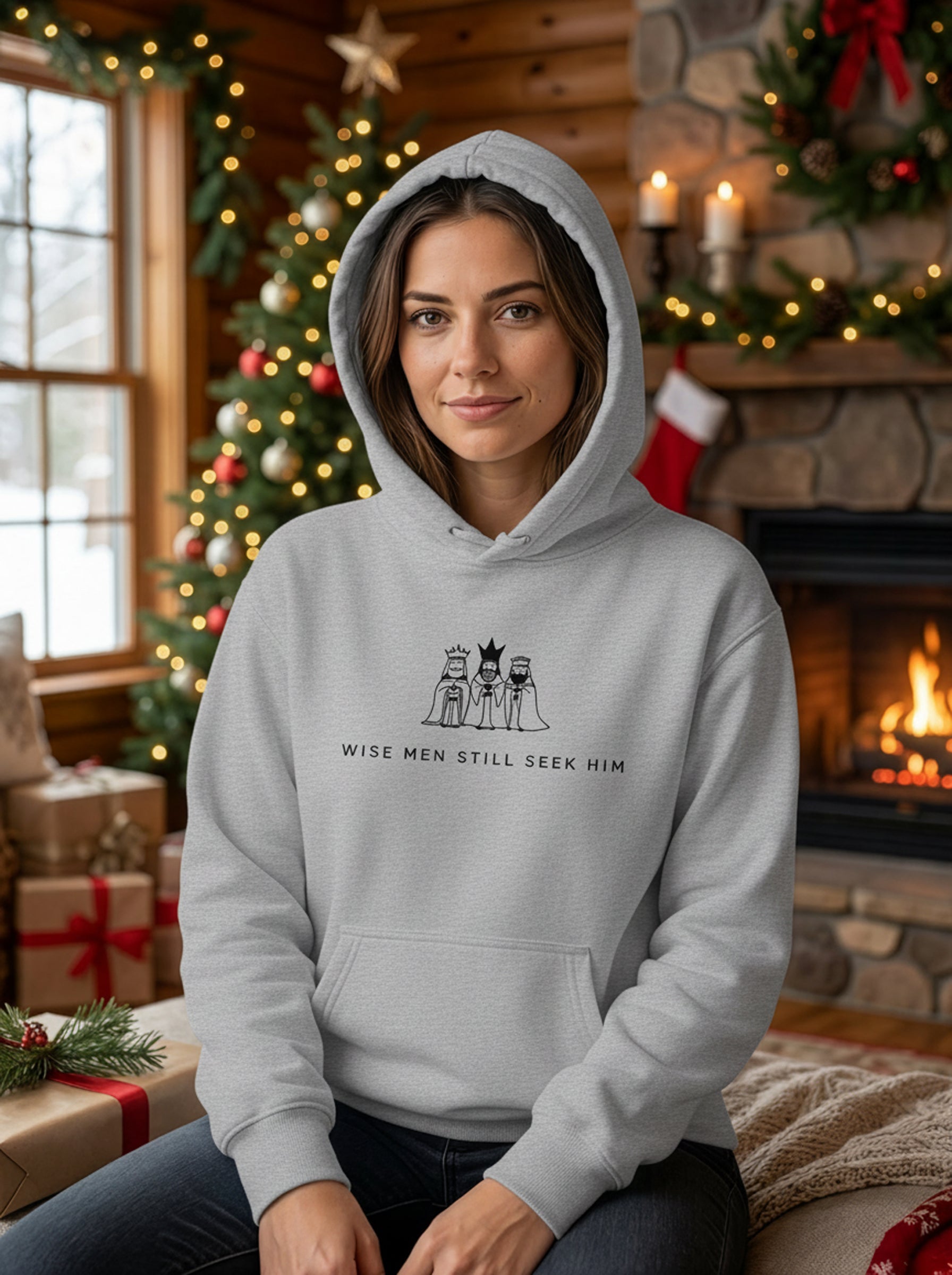 Wise Men Seek Him Hoodie - Women's