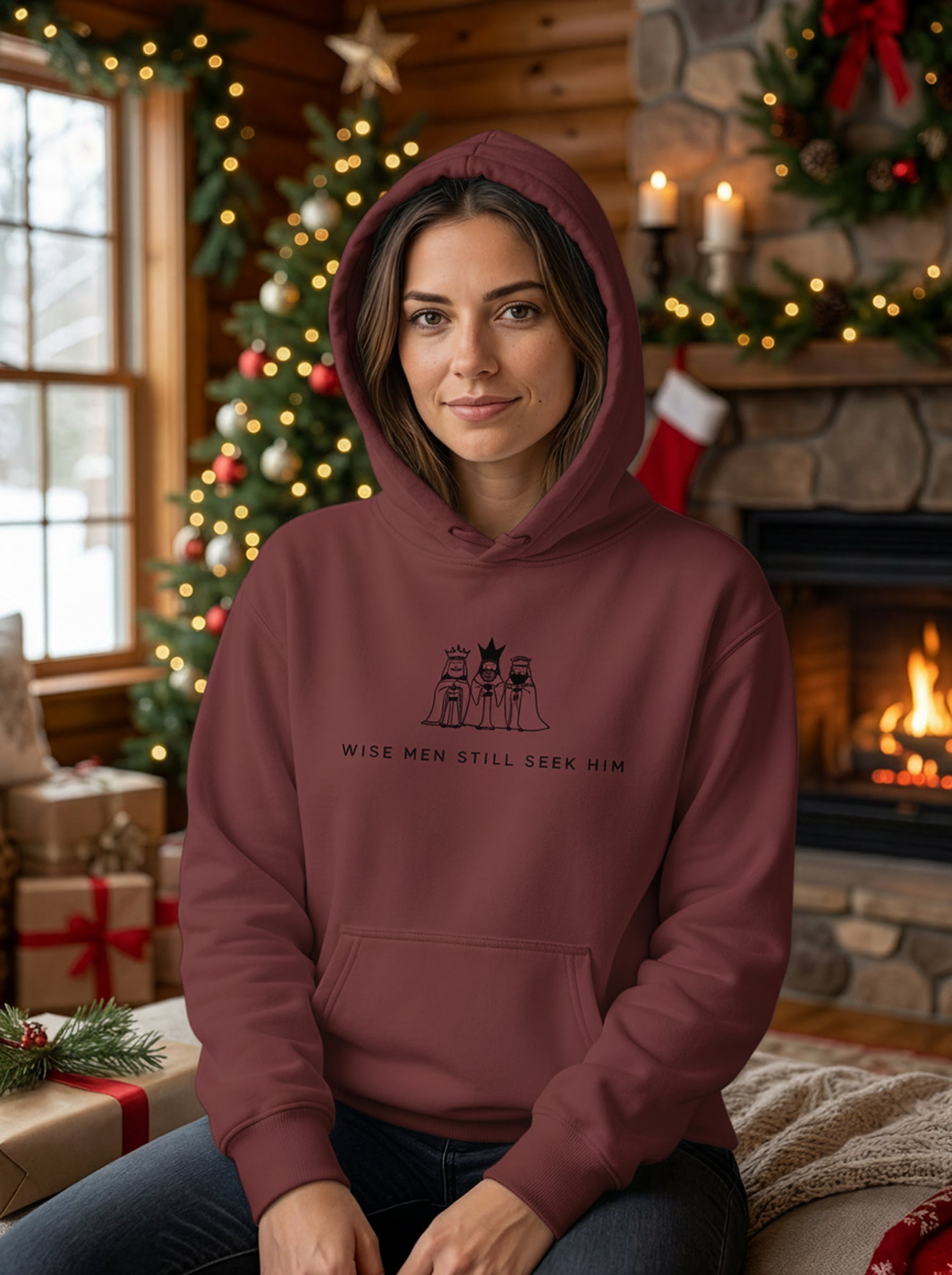Wise Men Seek Him Hoodie - Women's