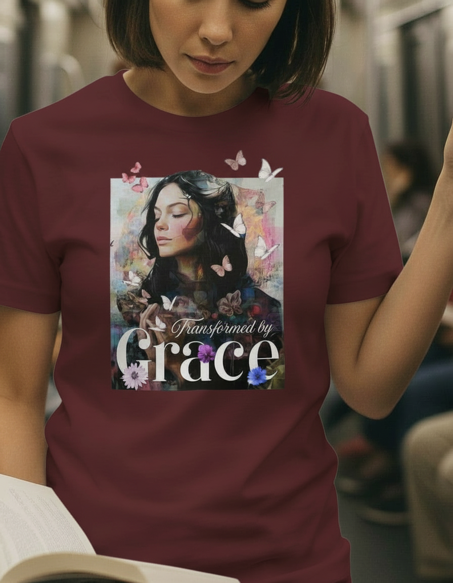 Transformed by Grace T-shirt Woman