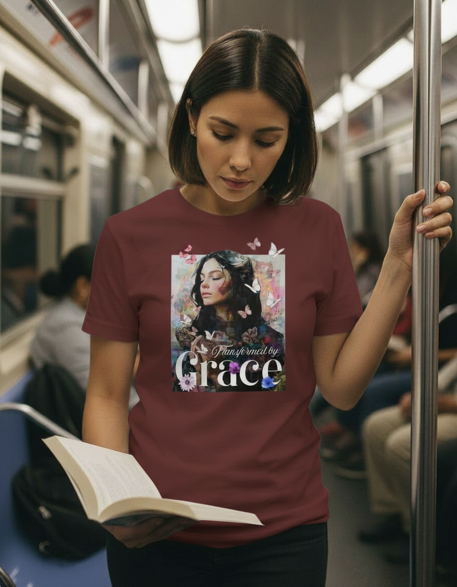 Transformed by Grace T-shirt Woman